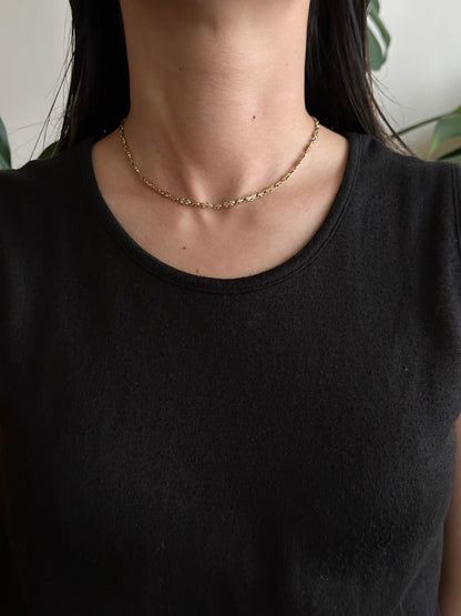 1920-30s Czechoslovakia Artdeco watch chain / choker Au585