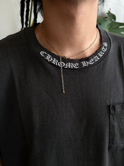 70s Czechoslovakia Figaro chain necklace Au585