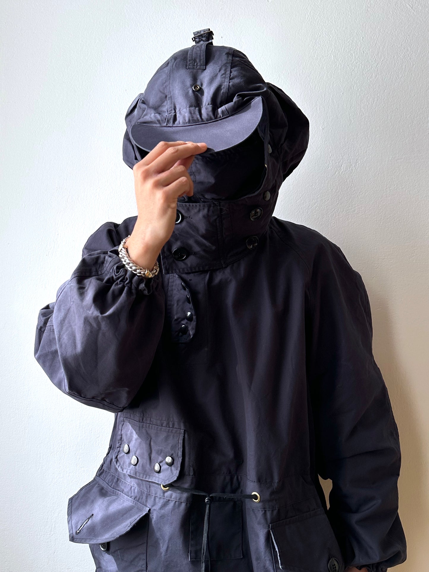 1980s RAF Ventile windproof deck smock size 2 80年代 ベンタイル スモック ロイヤルネイビー イギリス軍 UK Army Military ミリタリー Toto プラハ 古着屋 Vintage clothing shop Praha Prague イギリス古着 古着卸