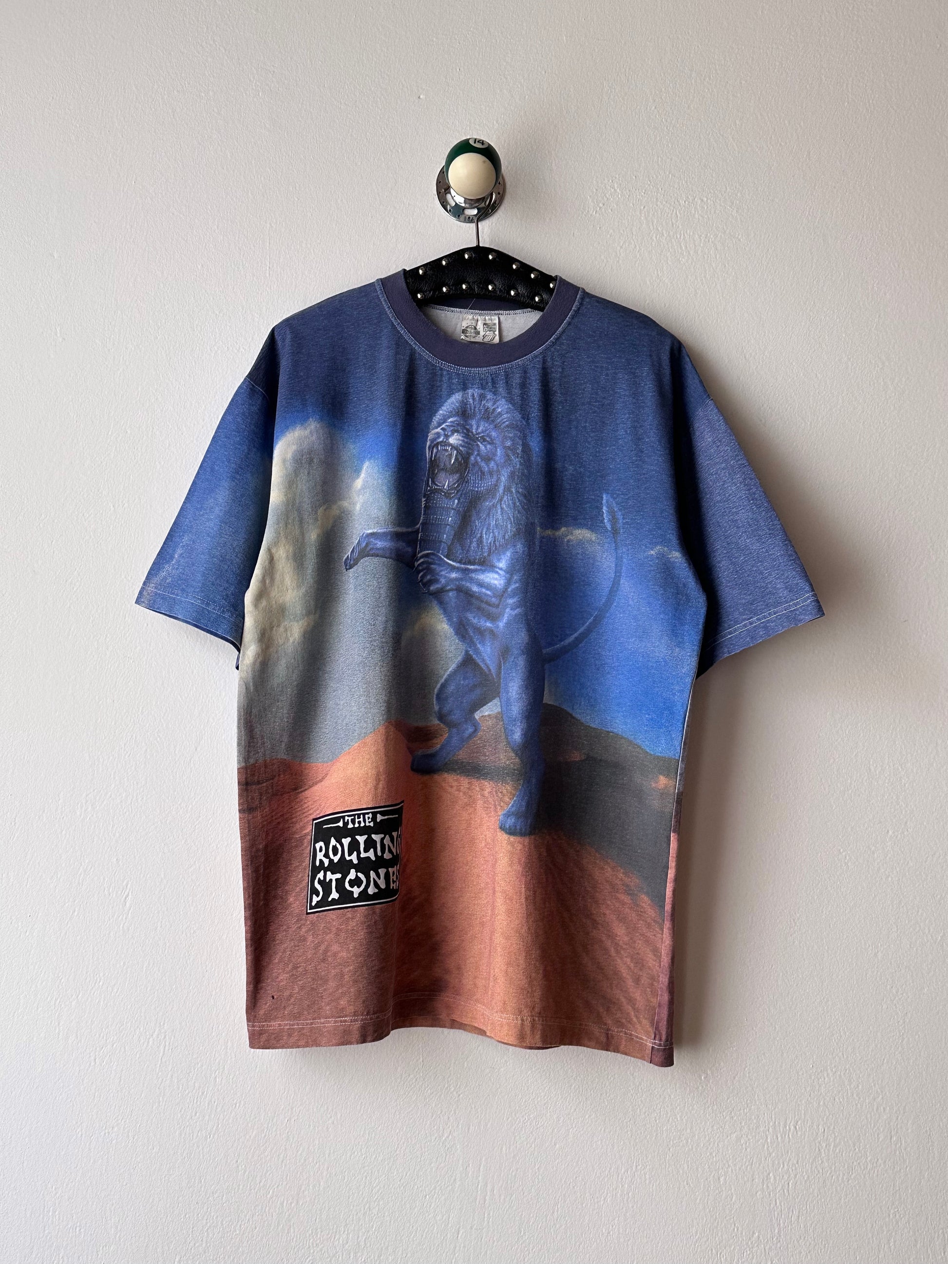 90's The Rolling Stones 90年代 ストーンズ 炉ーリングストーンズ Band T shirt Tee Vintage Toto Praha Antique shop Vintage clothing store Showroom Prague プラハ 90年代 バンド Tシャツ Black 黒  ロンT ヴィンテージ ユーロ古着 古着卸 古着屋 