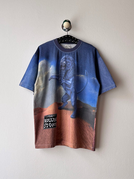 90's The Rolling Stones 90年代 ストーンズ 炉ーリングストーンズ Band T shirt Tee Vintage Toto Praha Antique shop Vintage clothing store Showroom Prague プラハ 90年代 バンド Tシャツ Black 黒  ロンT ヴィンテージ ユーロ古着 古着卸 古着屋 