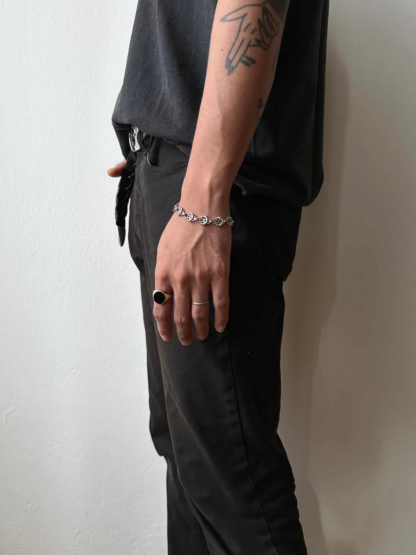 1930s Czechoslovakia chain bracelet Ag835