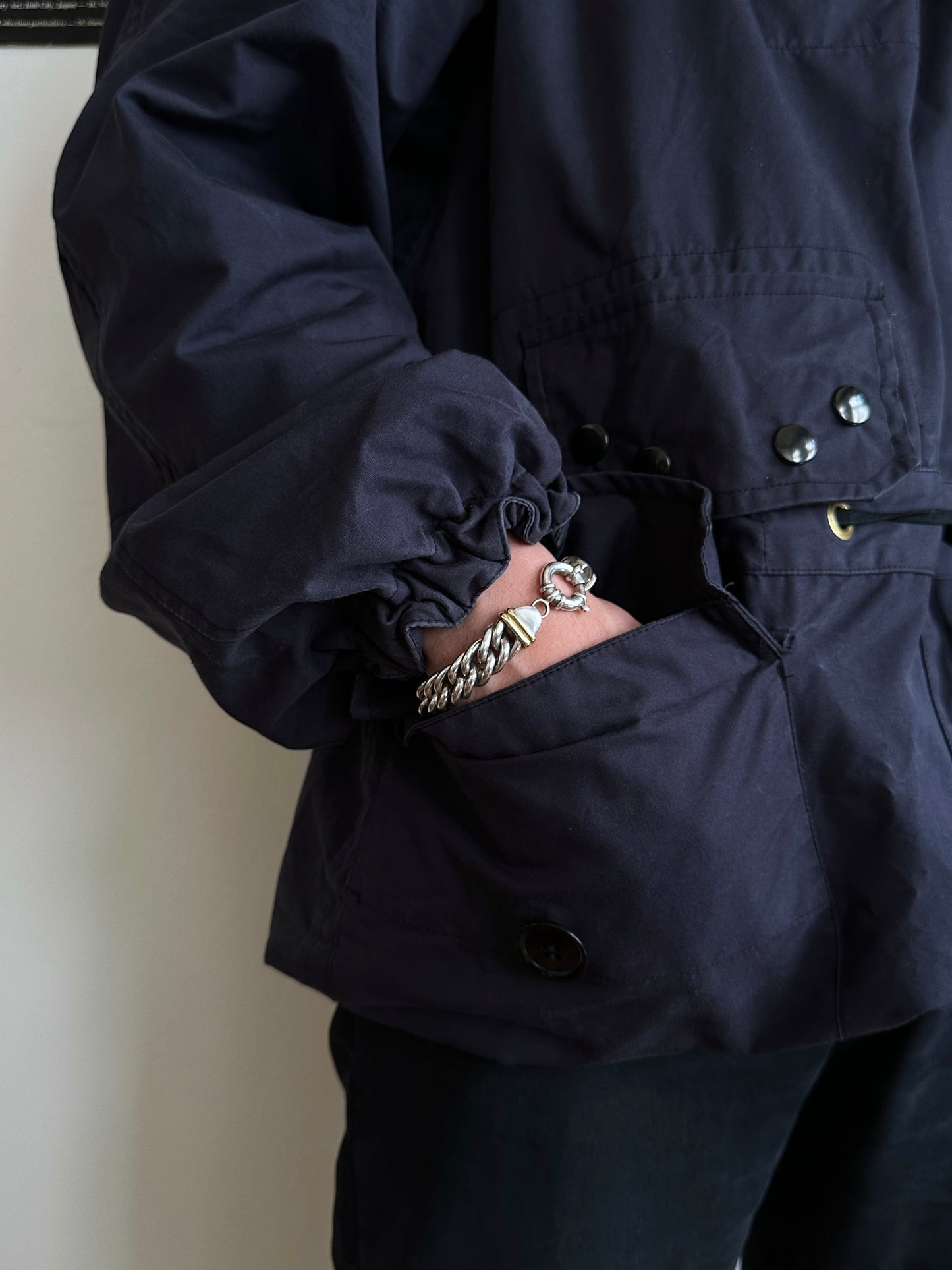 1980s RAF Ventile windproof deck smock size 2 80年代 ベンタイル スモック ロイヤルネイビー イギリス軍 UK Army Military ミリタリー Toto プラハ 古着屋 Vintage clothing shop Praha Prague イギリス古着 古着卸