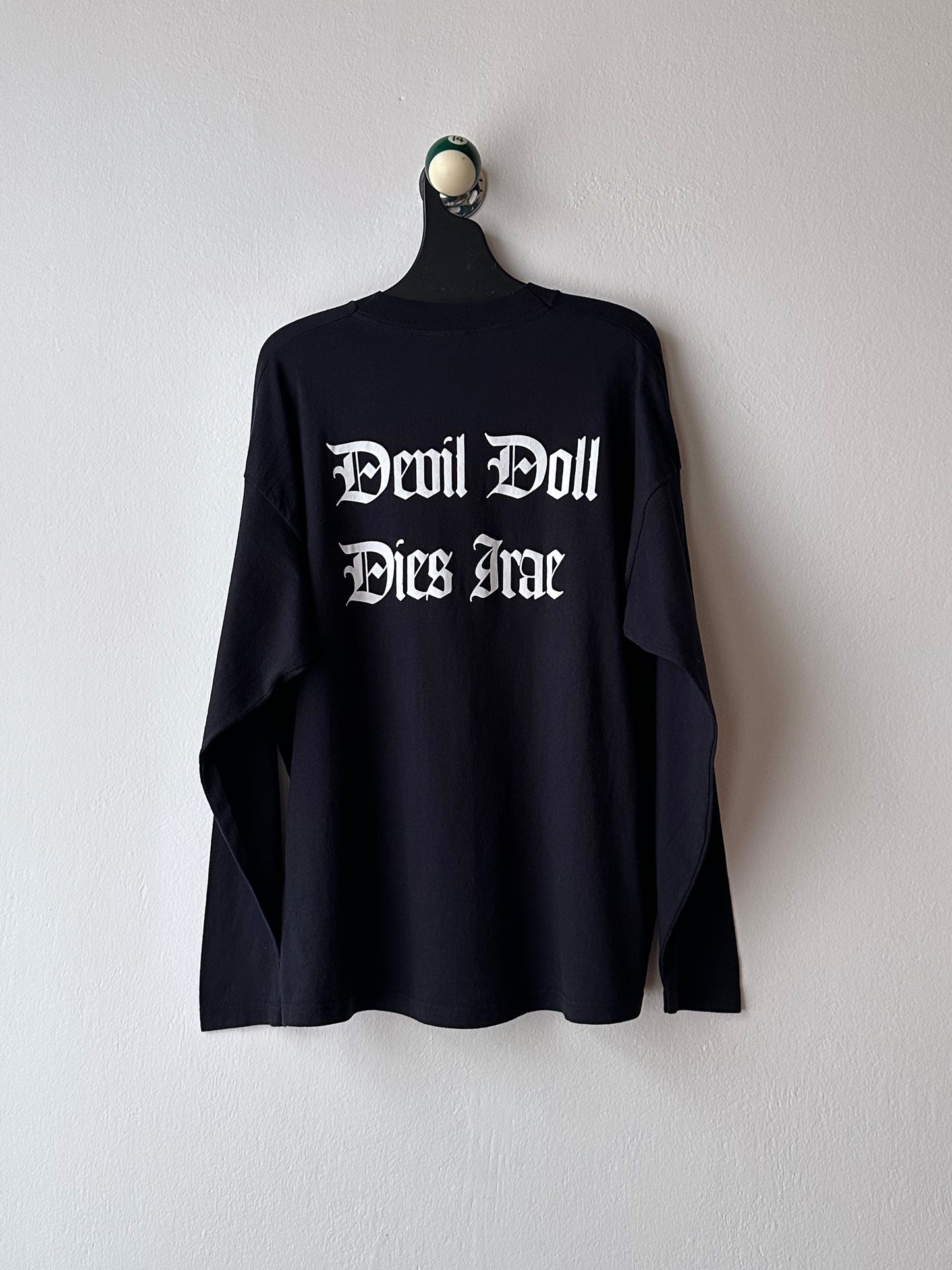 90's Devil Doll Band T shirt Tee Vintage Toto Praha Antique shop Vintage clothing store Showroom Prague プラハ 90年代 バンド Tシャツ Black 黒  ロンT ヴィンテージ ユーロ古着 古着卸 古着屋 