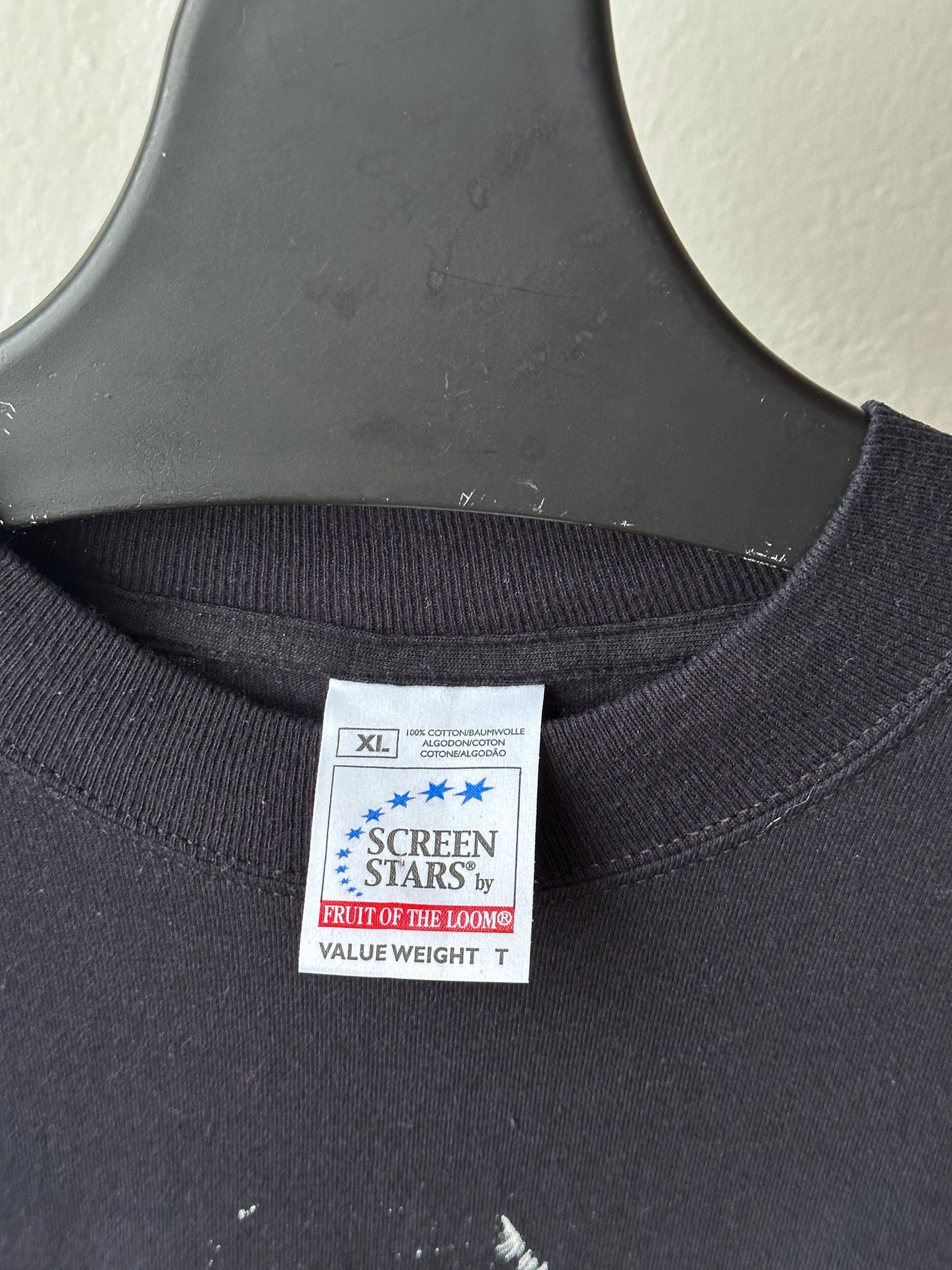 90's Devil Doll Band T shirt Tee Vintage Toto Praha Antique shop Vintage clothing store Showroom Prague プラハ 90年代 バンド Tシャツ Black 黒  ロンT ヴィンテージ ユーロ古着 古着卸 古着屋 