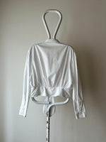 frill lace lined blouse