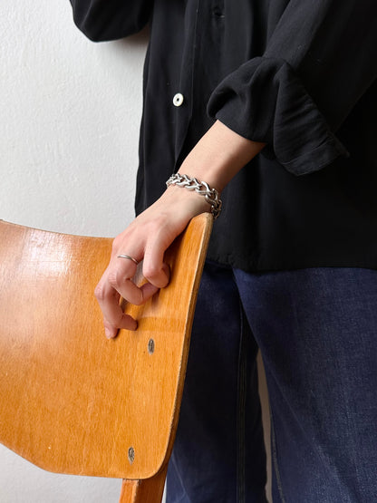 Italy 925 wing chain bracelet