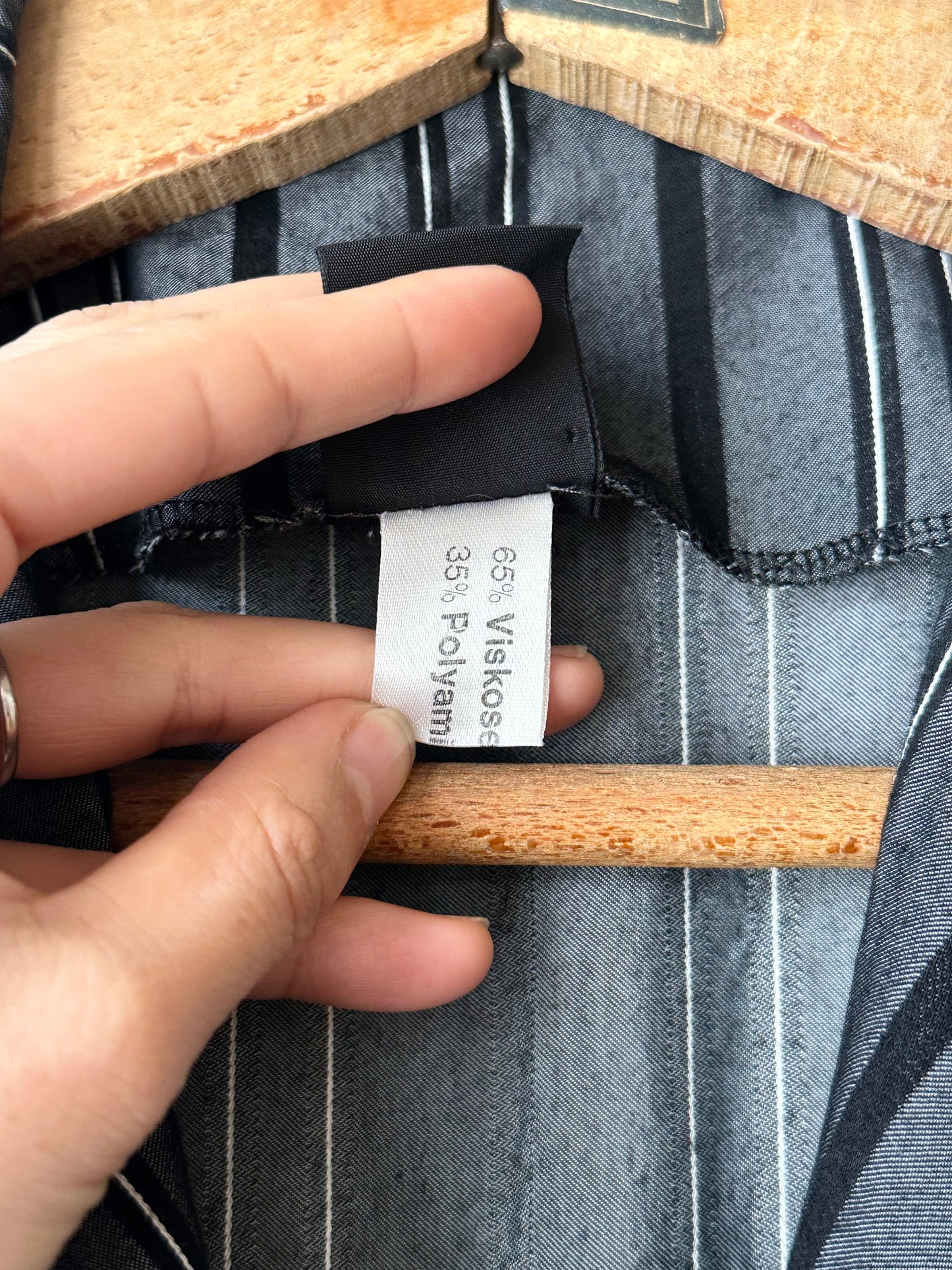 80s cool striped jumpsuit