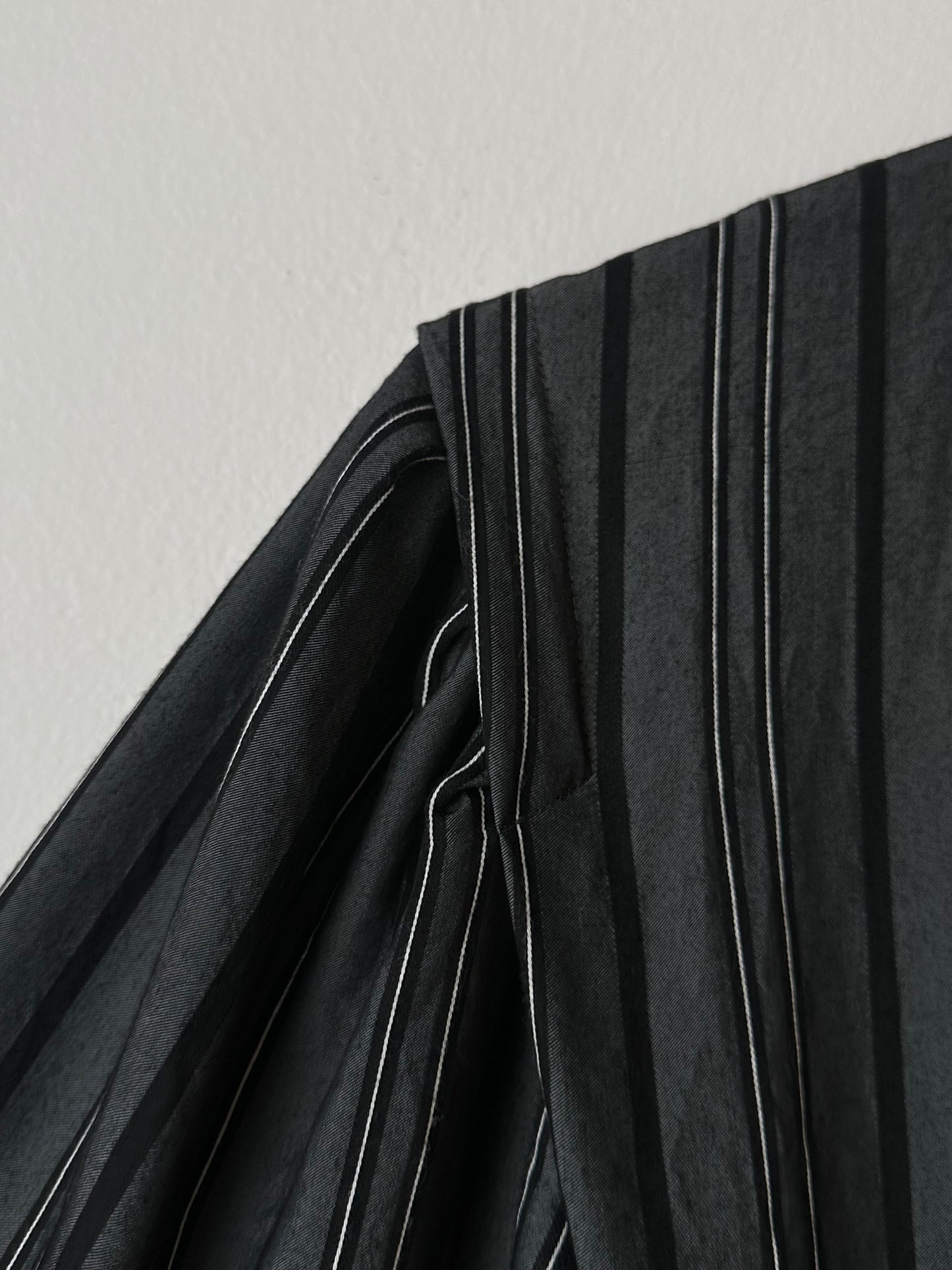 80s cool striped jumpsuit