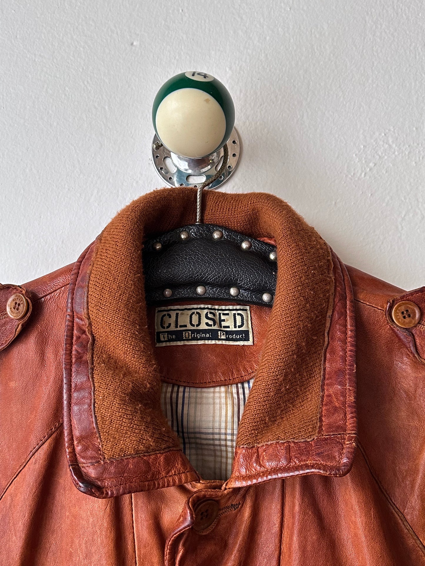 CLOSED leather jacket