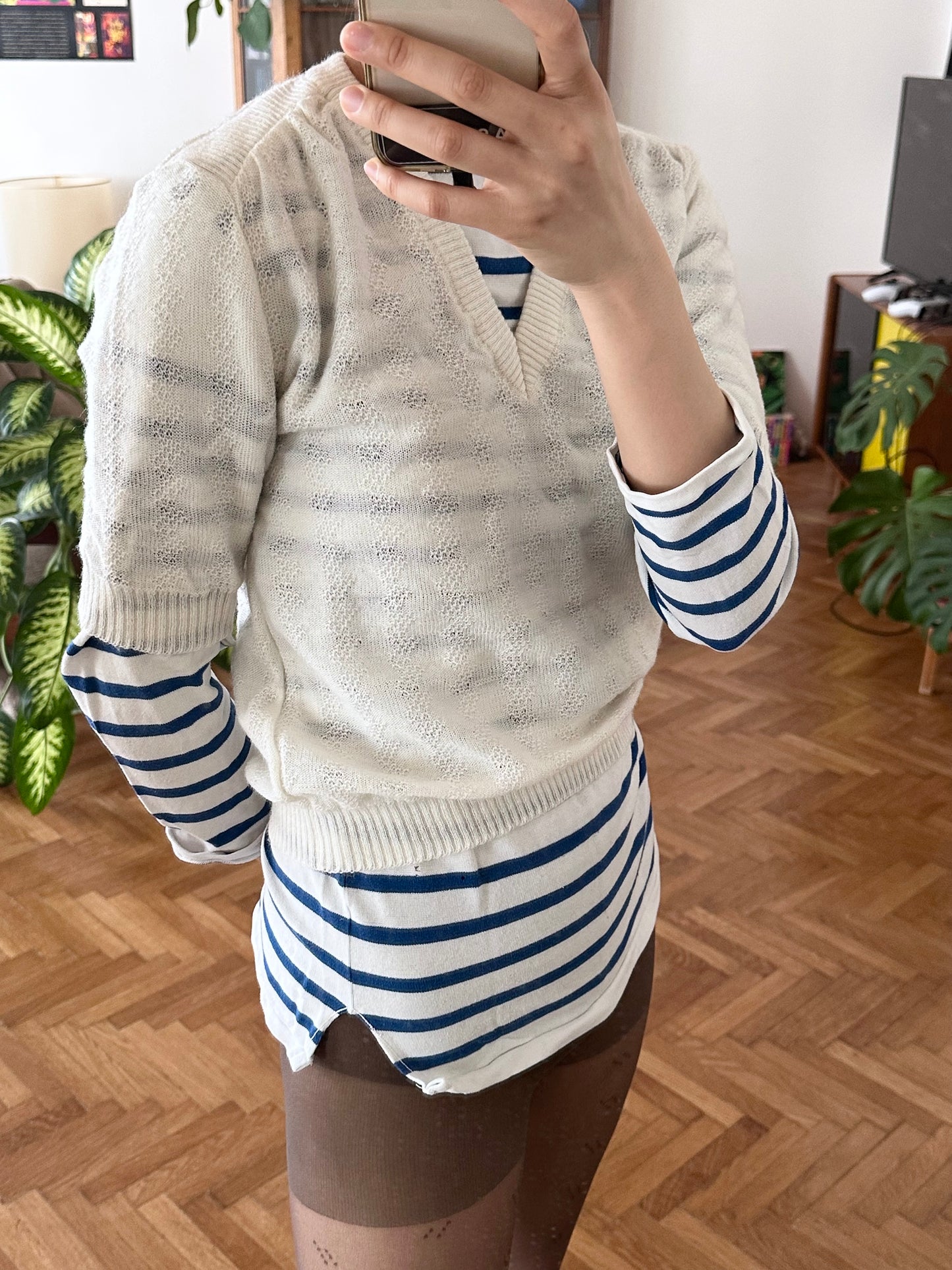 80s Czechoslovakia knit tee dead stock