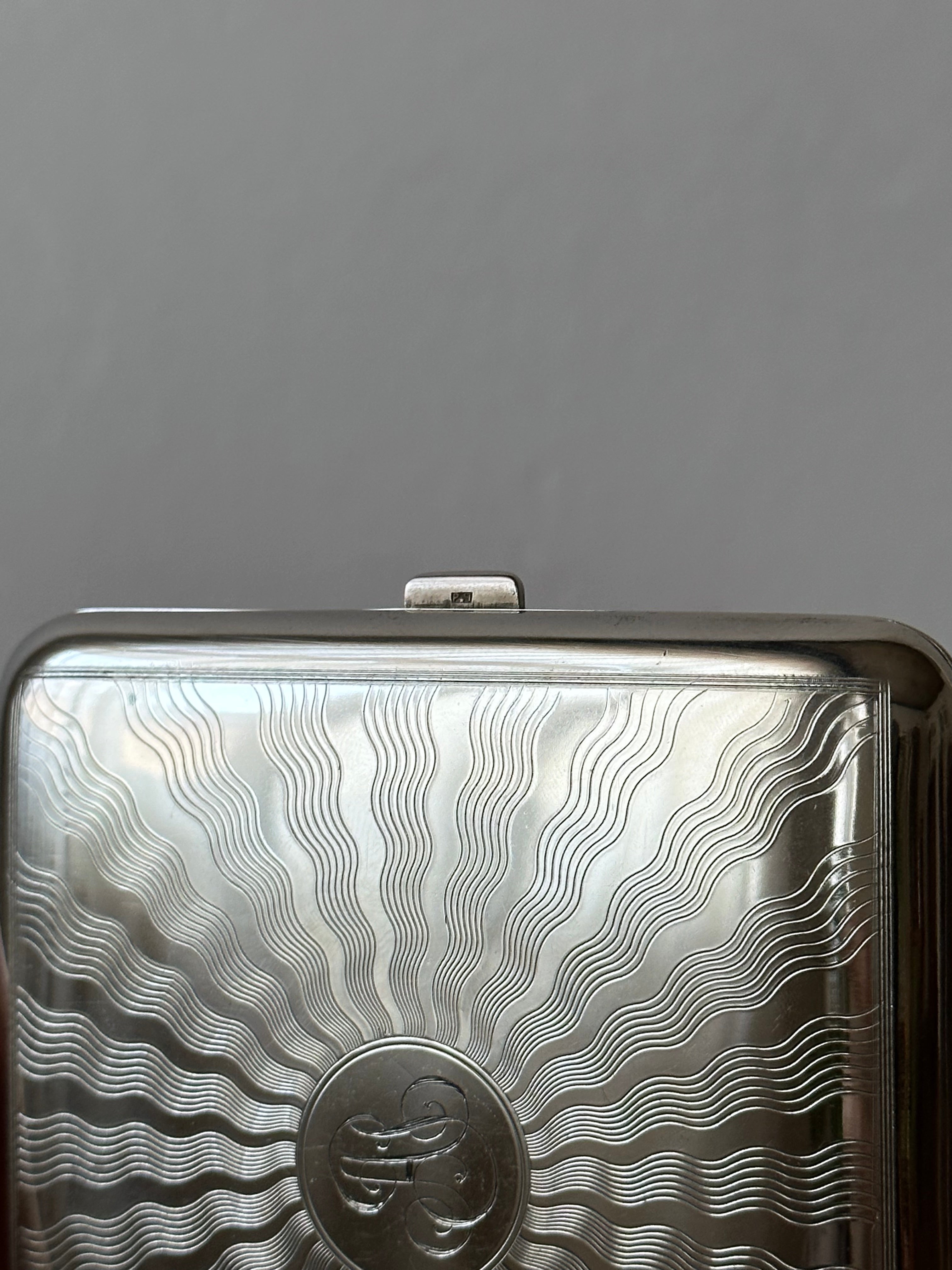 France antique silver tobacco case – TOTO