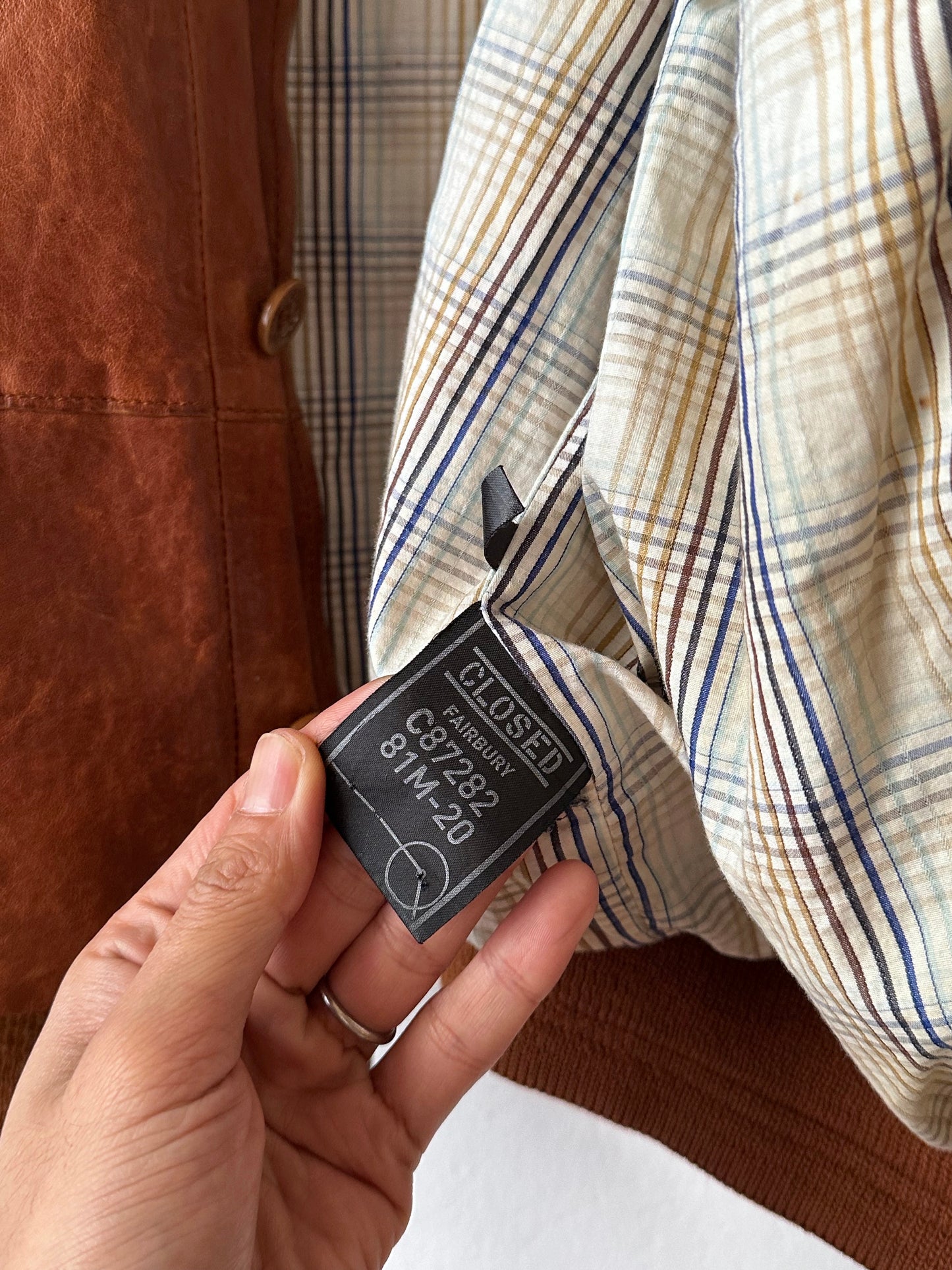 CLOSED leather jacket