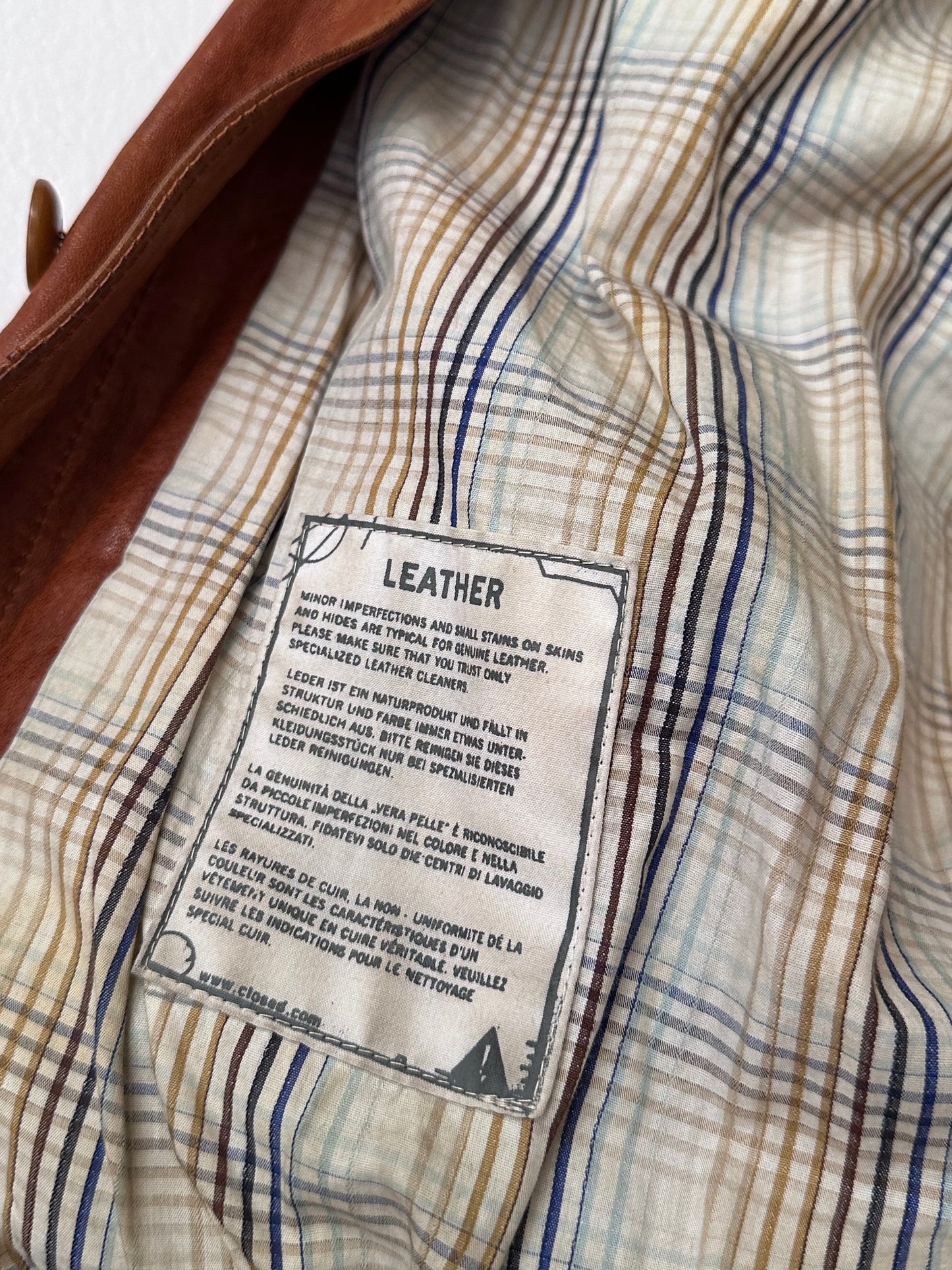 CLOSED leather jacket