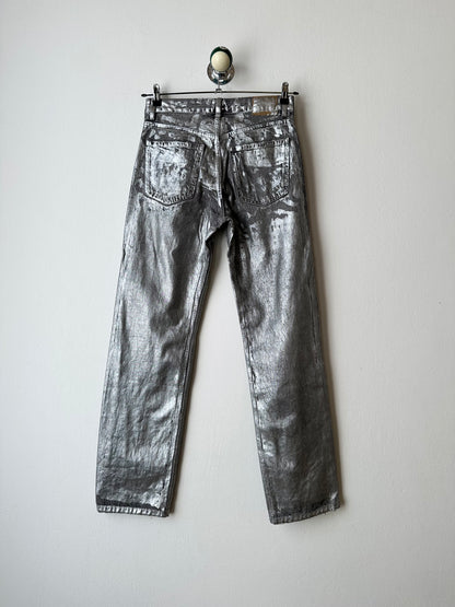 Silver coating 5 pockets denim W30-31