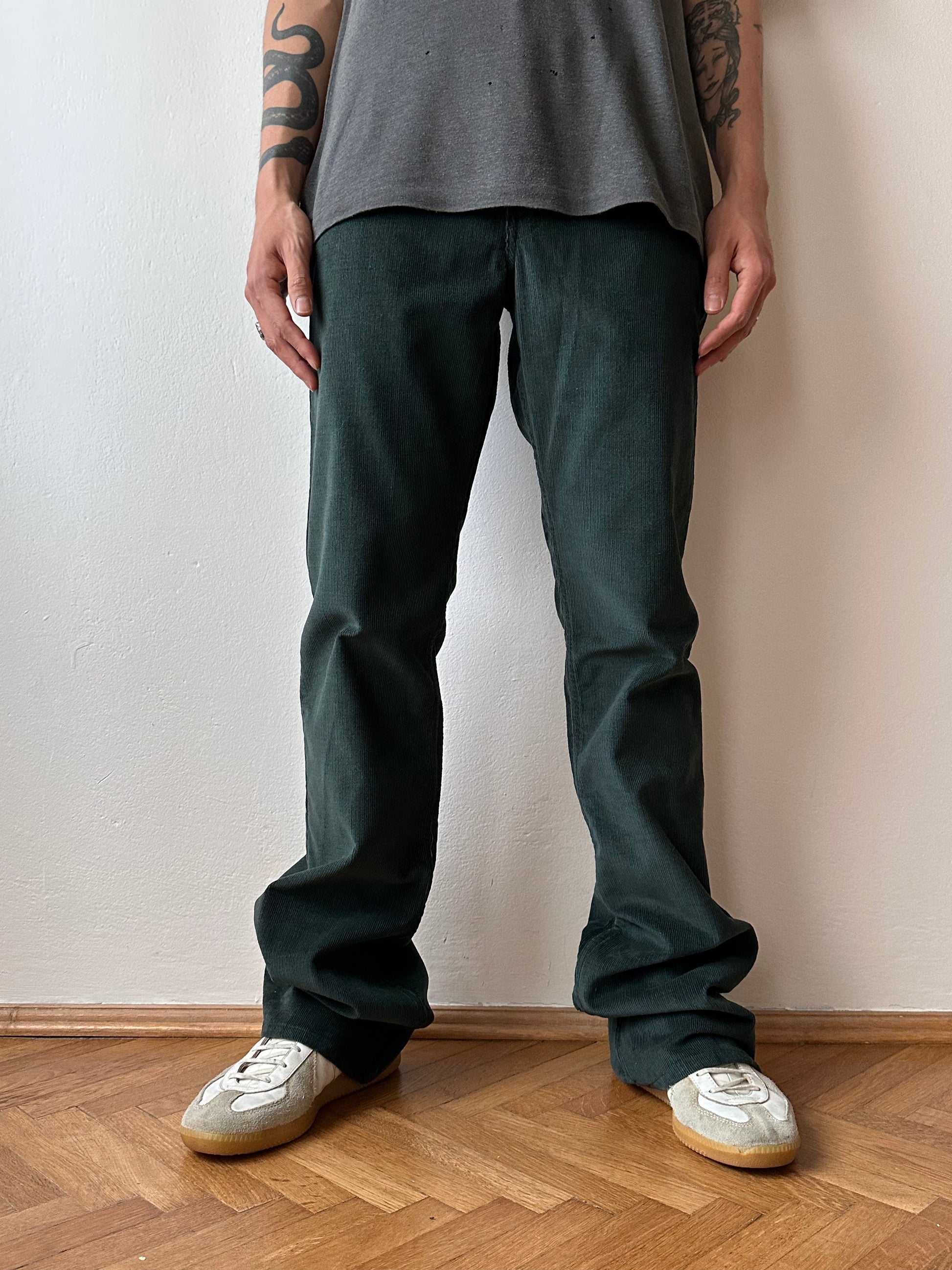 Levi's 646 dark green corduroy 70's 60's vintage リーバイス flare pants made in usa アメリカ製 アメリカ古着 ユーロ古着 ヨーロッパ古着