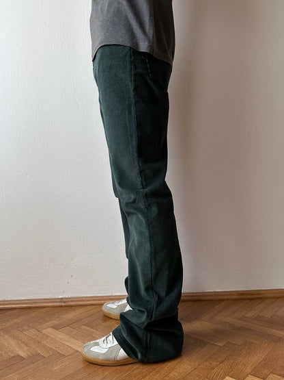 Levi's 646 dark green corduroy 70's 60's vintage リーバイス flare pants made in usa アメリカ製 アメリカ古着 ユーロ古着 ヨーロッパ古着