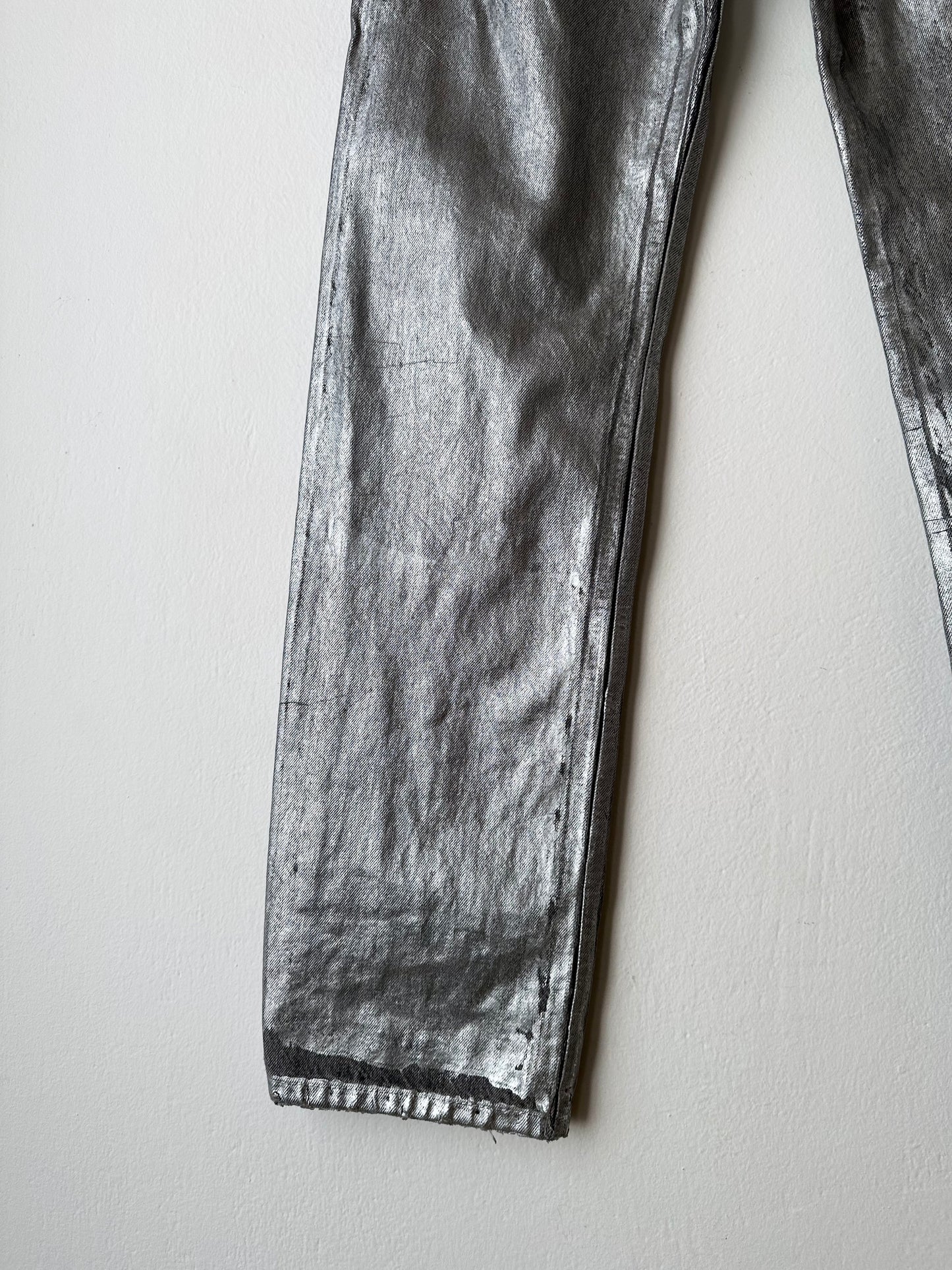 Silver coating 5 pockets denim W30-31