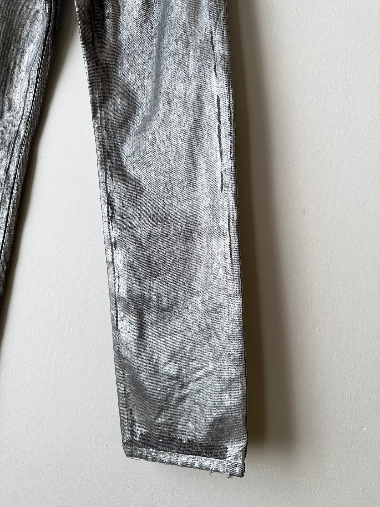 Silver coating 5 pockets denim W30-31