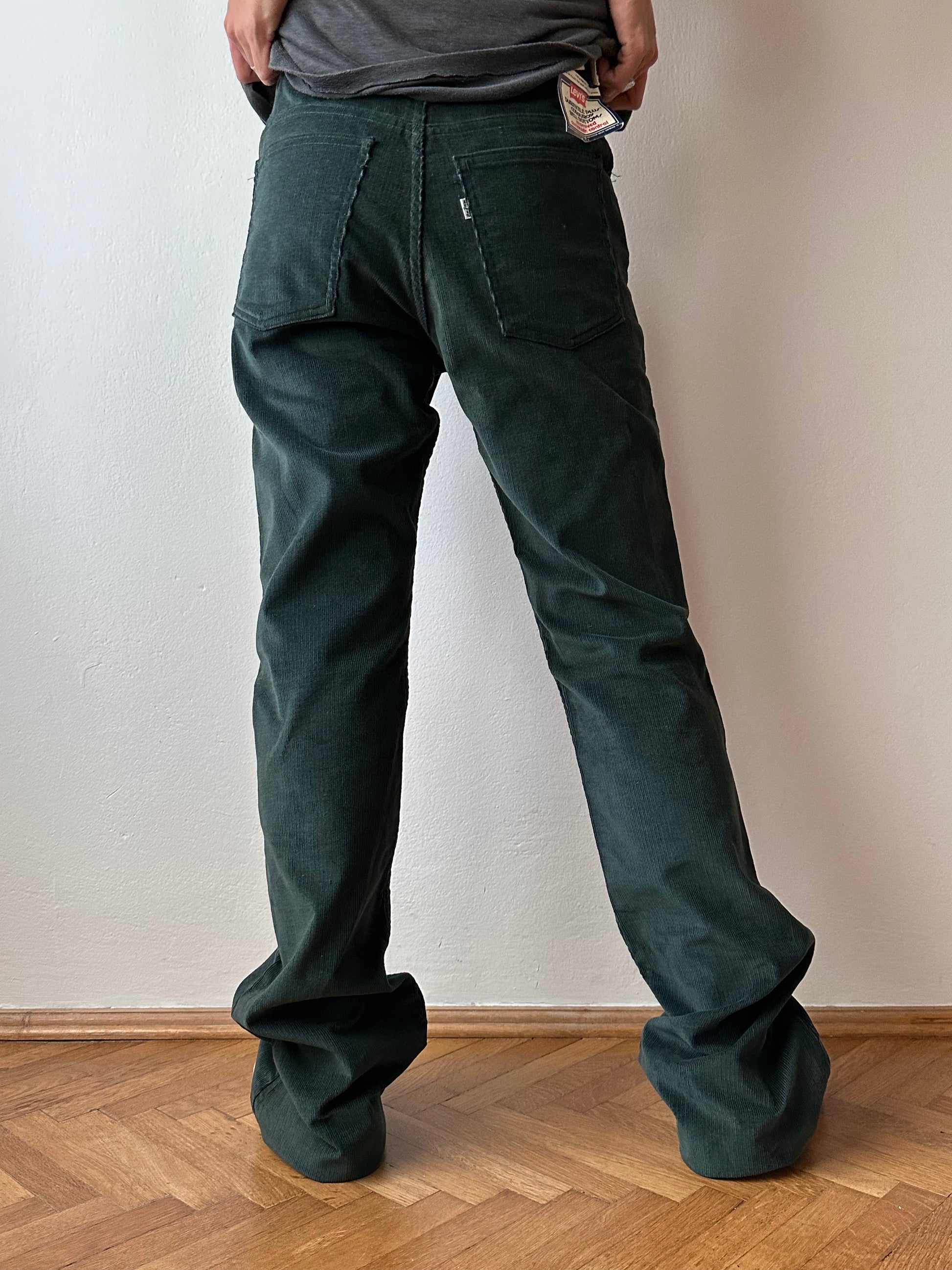 Levi's 646 dark green corduroy 70's 60's vintage リーバイス flare pants made in usa アメリカ製 アメリカ古着 ユーロ古着 ヨーロッパ古着