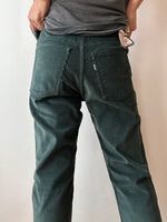 Levi's 646 dark green corduroy 70's 60's vintage リーバイス flare pants made in usa アメリカ製 アメリカ古着 ユーロ古着 ヨーロッパ古着