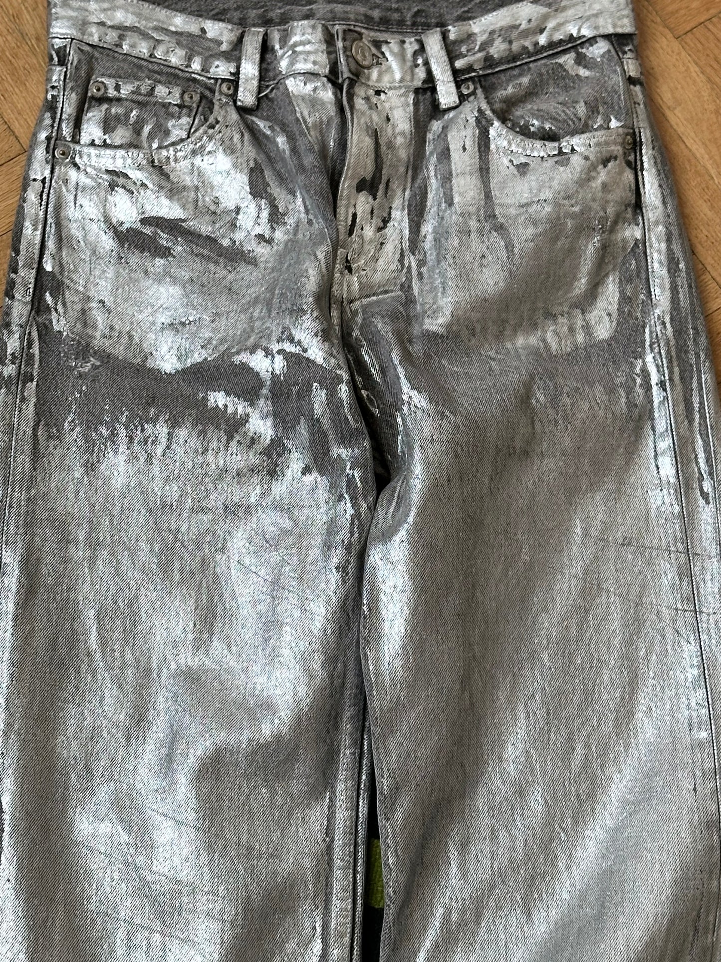 Silver coating 5 pockets denim W30-31