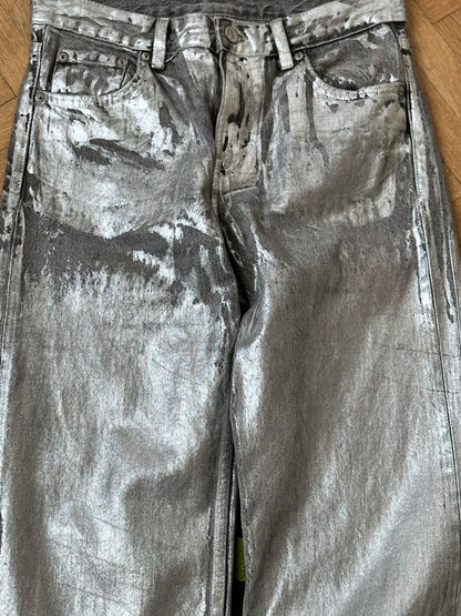 Silver coating 5 pockets denim W30-31