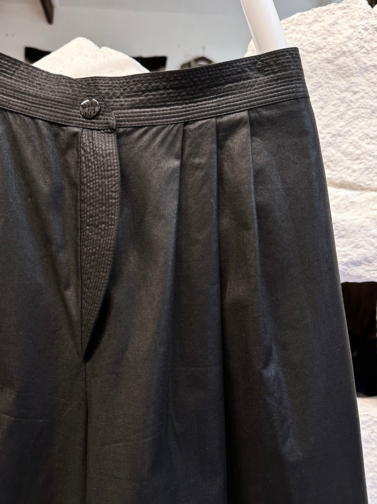 70s Krizia Italy special black shorts