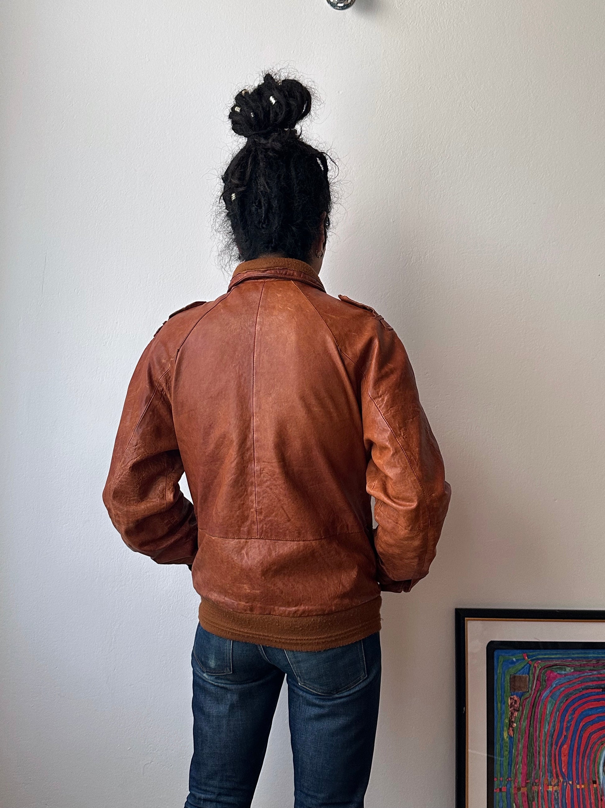 CLOSED Leather Jacket Made in Italy クローズド Vintage Toto Praha Vintage clothing store Antique shop Prague ヴィンテージ 古着屋 プラハ ショールーム Showroom appointment 予約製 ユーロ古着 ヨーロッパ古着 古着卸 フランス買い付け 