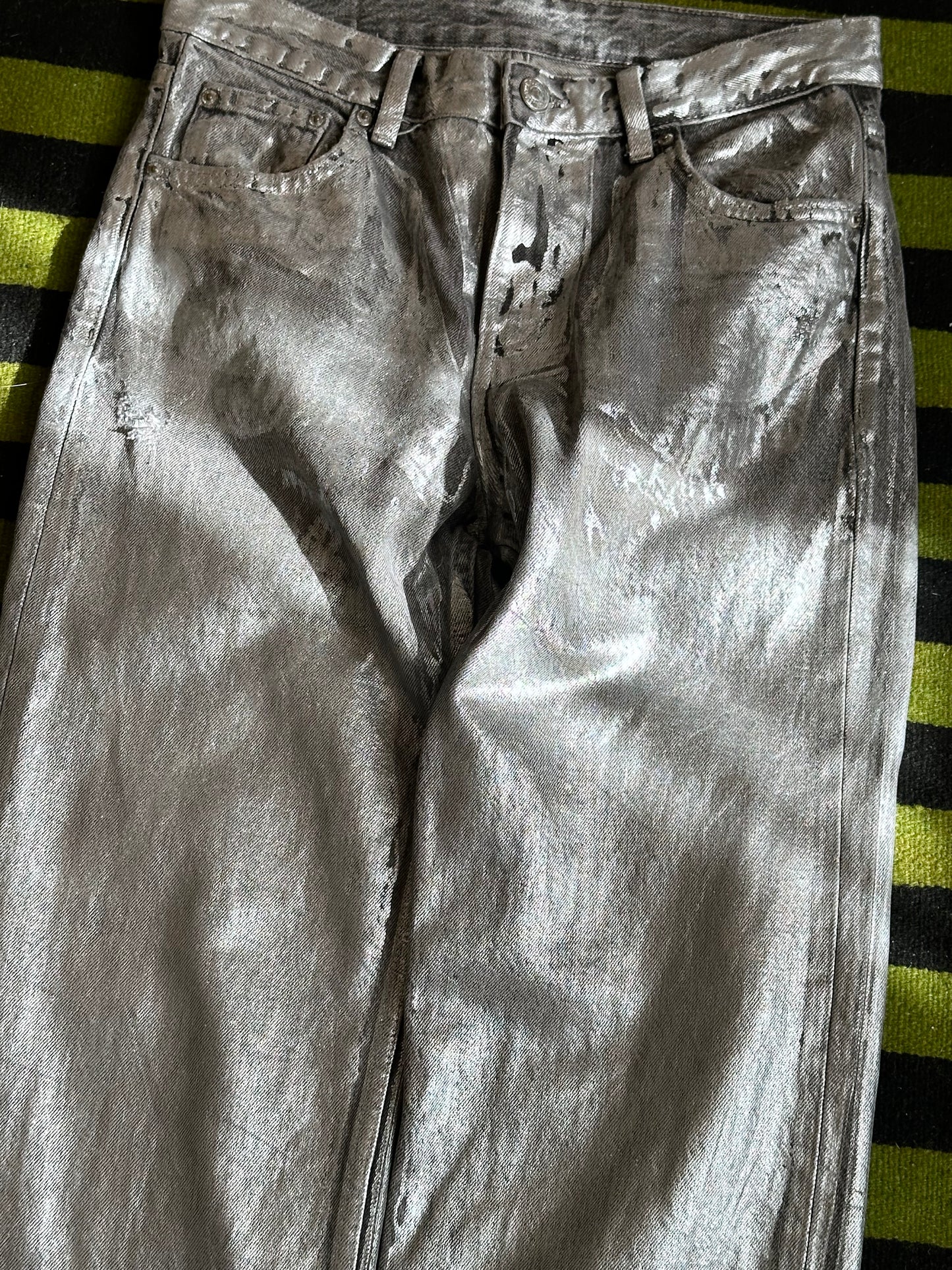 Silver coating 5 pockets denim W30-31