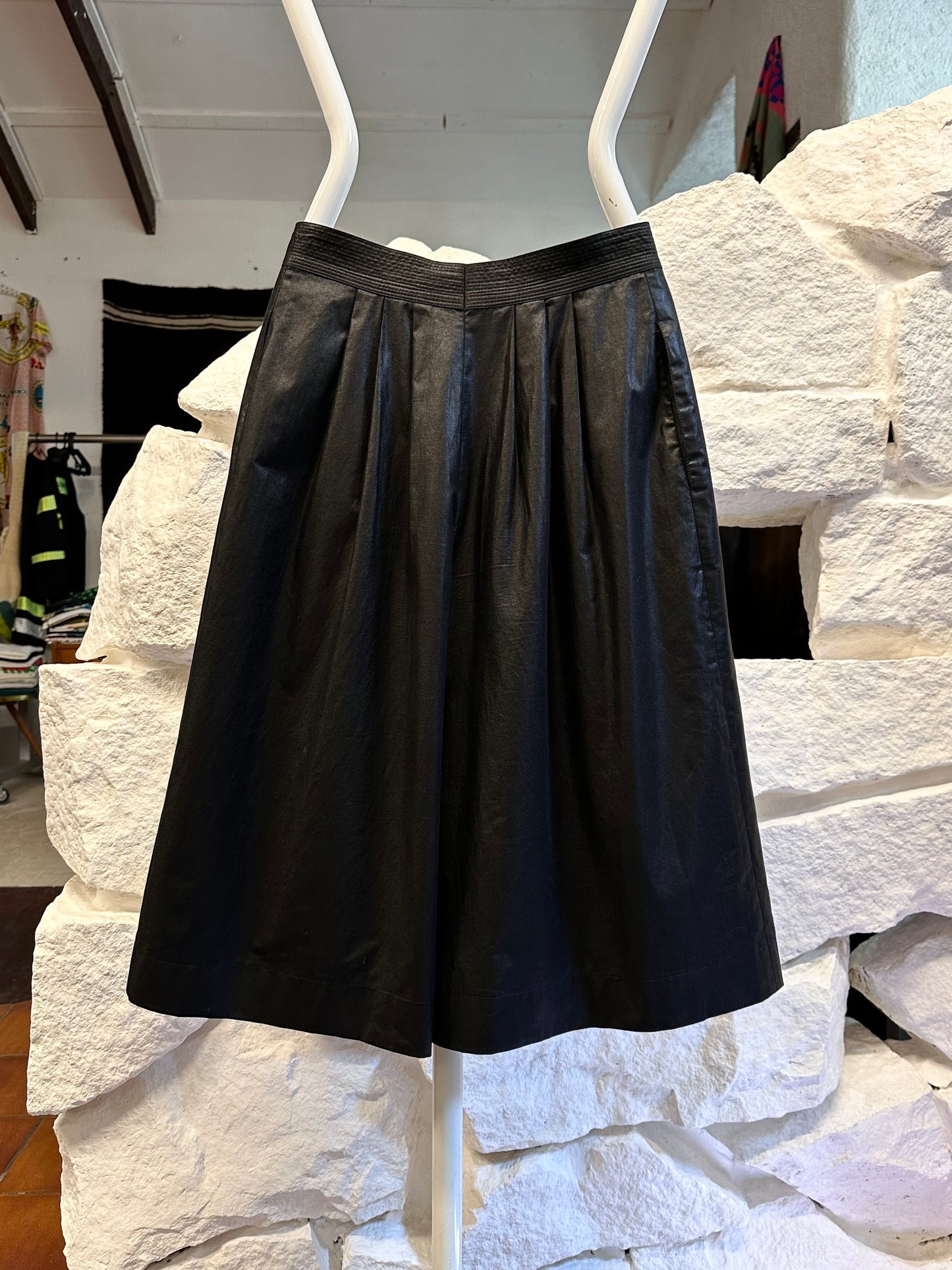 70s Krizia Italy special black shorts