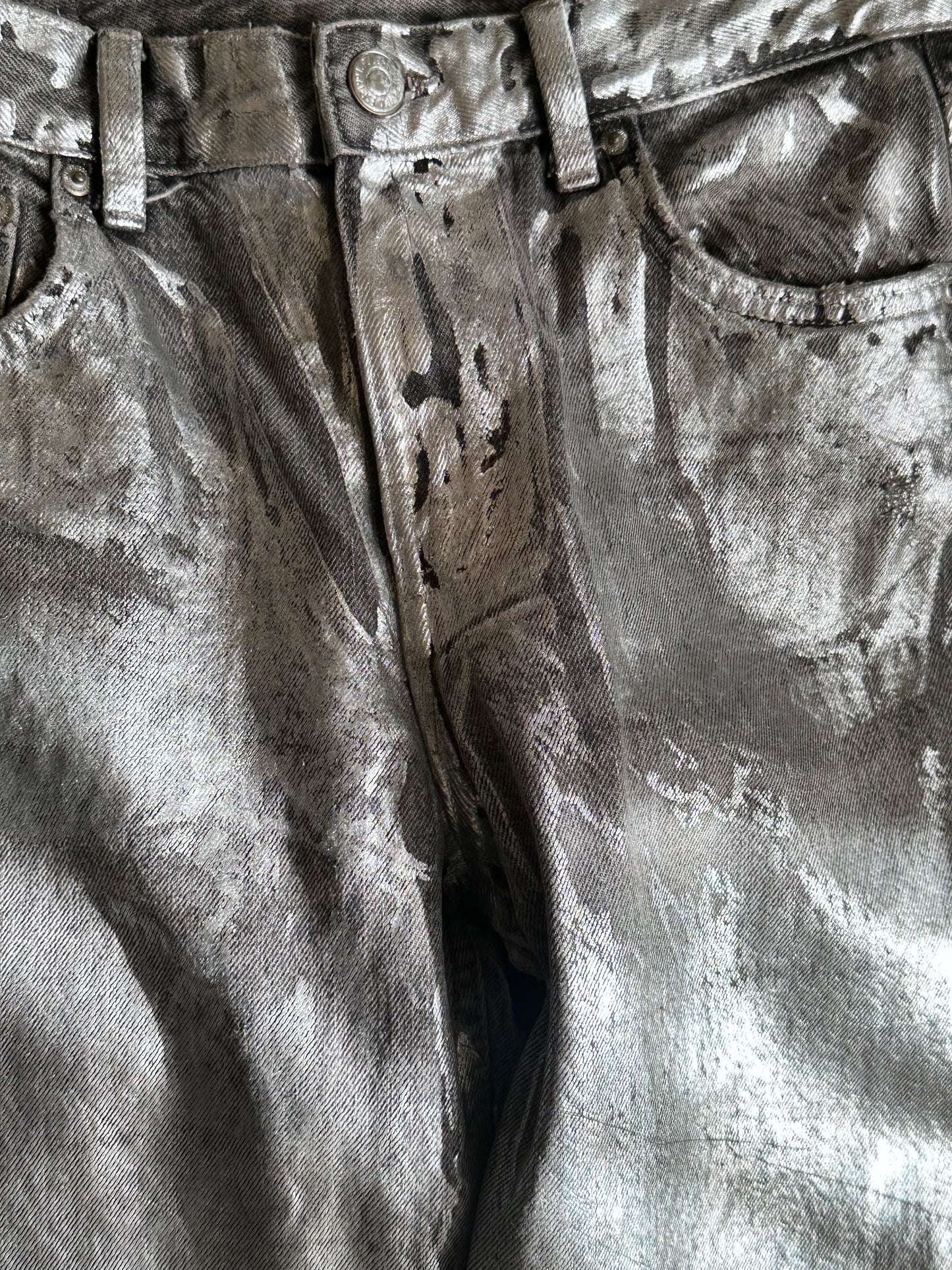Silver coating 5 pockets denim W30-31