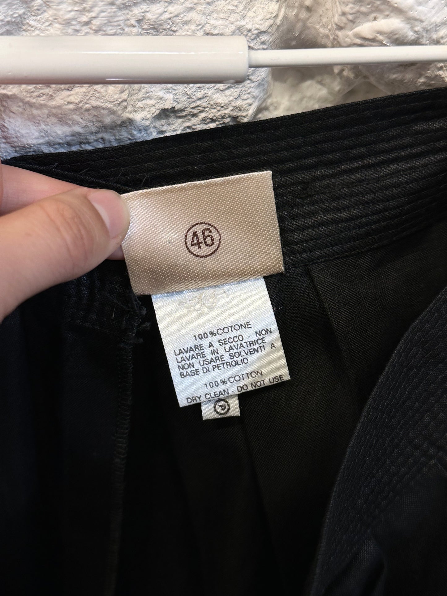 70s Krizia Italy special black shorts