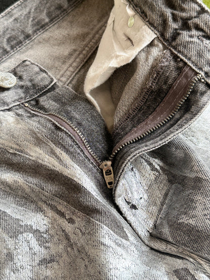 Silver coating 5 pockets denim W30-31