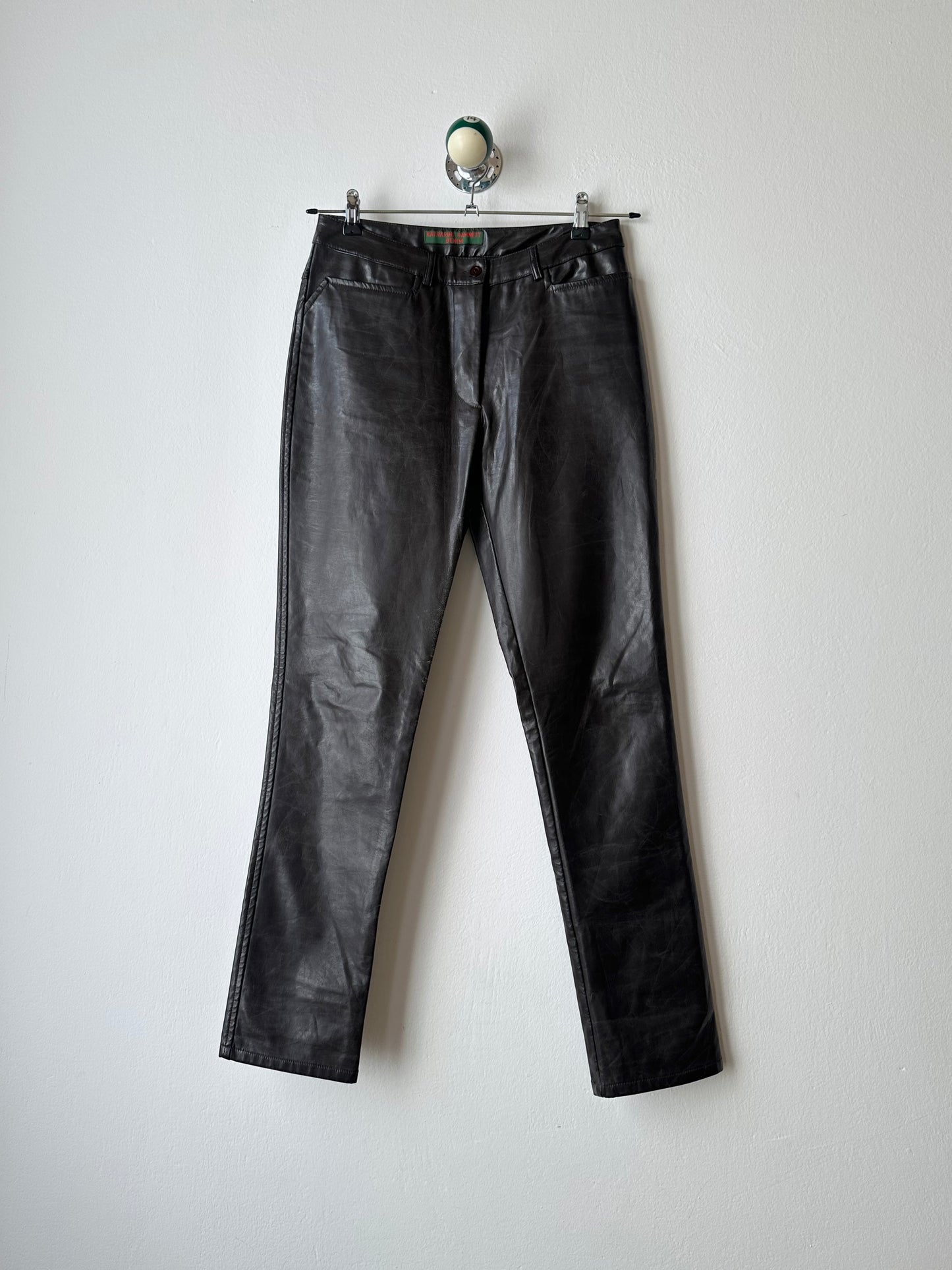 90s Katharine Hamnett coating trouser W29-30