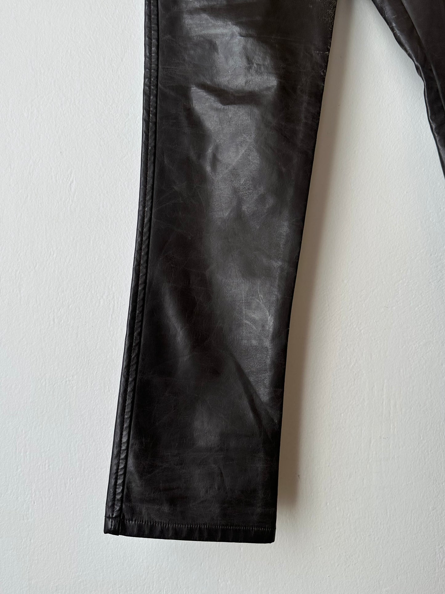 90s Katharine Hamnett coating trouser W29-30