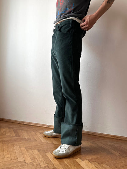 Levi's 646 dark green corduroy 70's 60's vintage リーバイス flare pants made in usa アメリカ製 アメリカ古着 ユーロ古着 ヨーロッパ古着