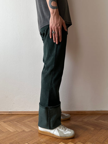 Levi's 646 dark green corduroy 70's 60's vintage リーバイス flare pants made in usa アメリカ製 アメリカ古着 ユーロ古着 ヨーロッパ古着