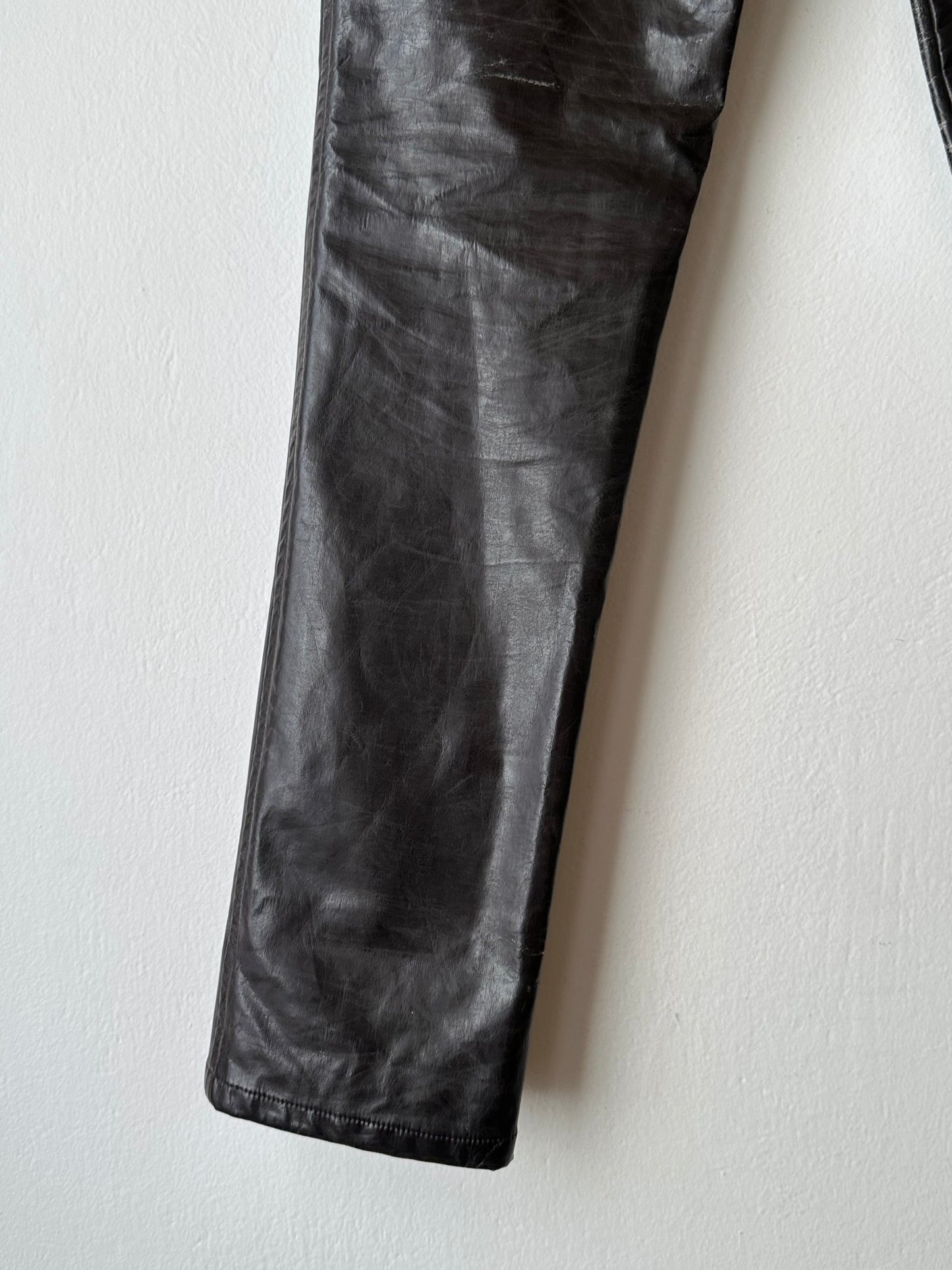 90s Katharine Hamnett coating trouser W29-30