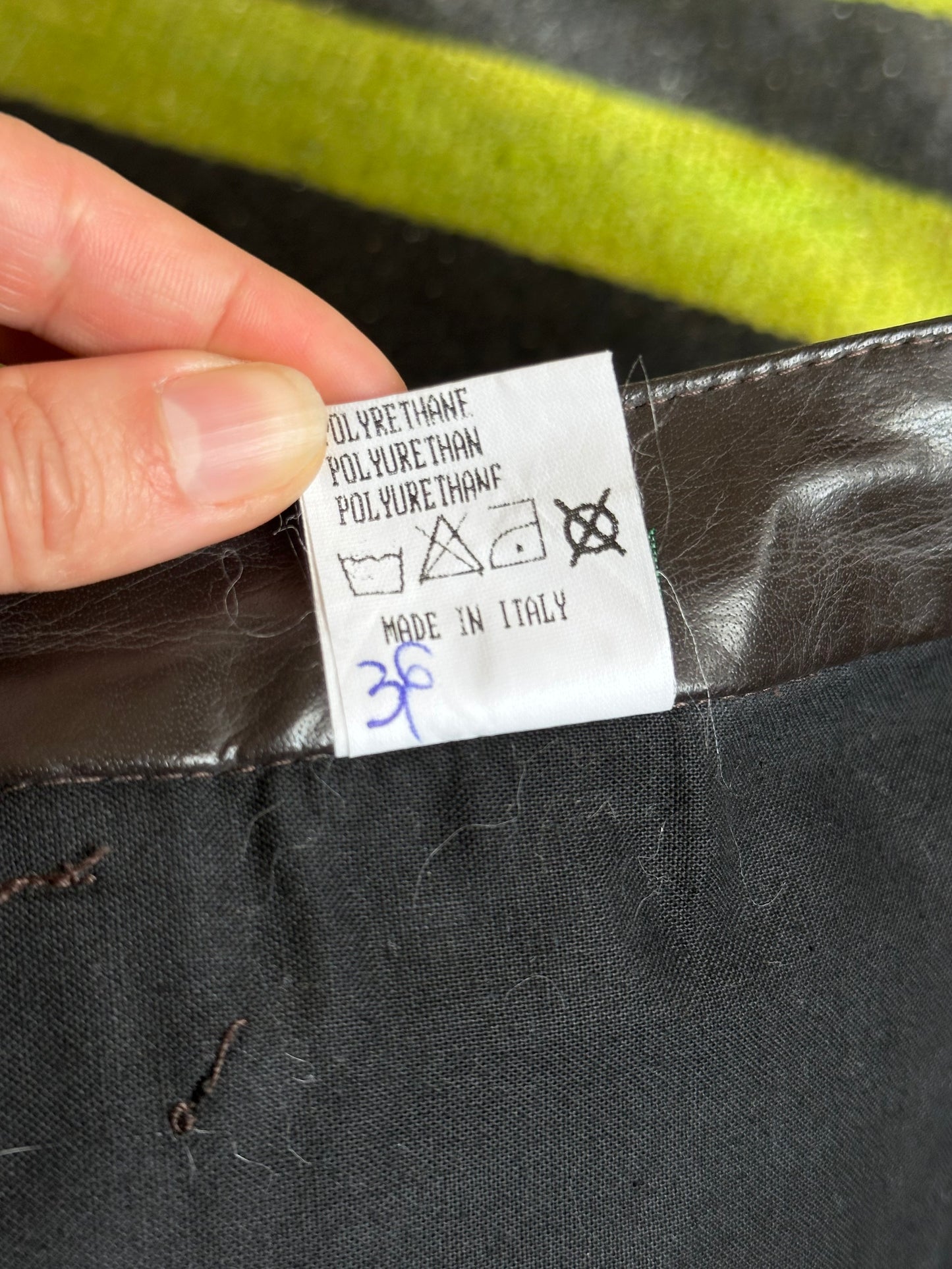 90s Katharine Hamnett coating trouser W29-30