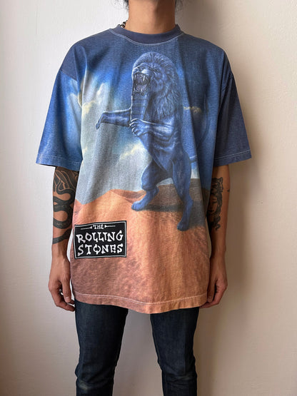 90's The Rolling Stones 90年代 ストーンズ 炉ーリングストーンズ Band T shirt Tee Vintage Toto Praha Antique shop Vintage clothing store Showroom Prague プラハ 90年代 バンド Tシャツ Black 黒  ロンT ヴィンテージ ユーロ古着 古着卸 古着屋 