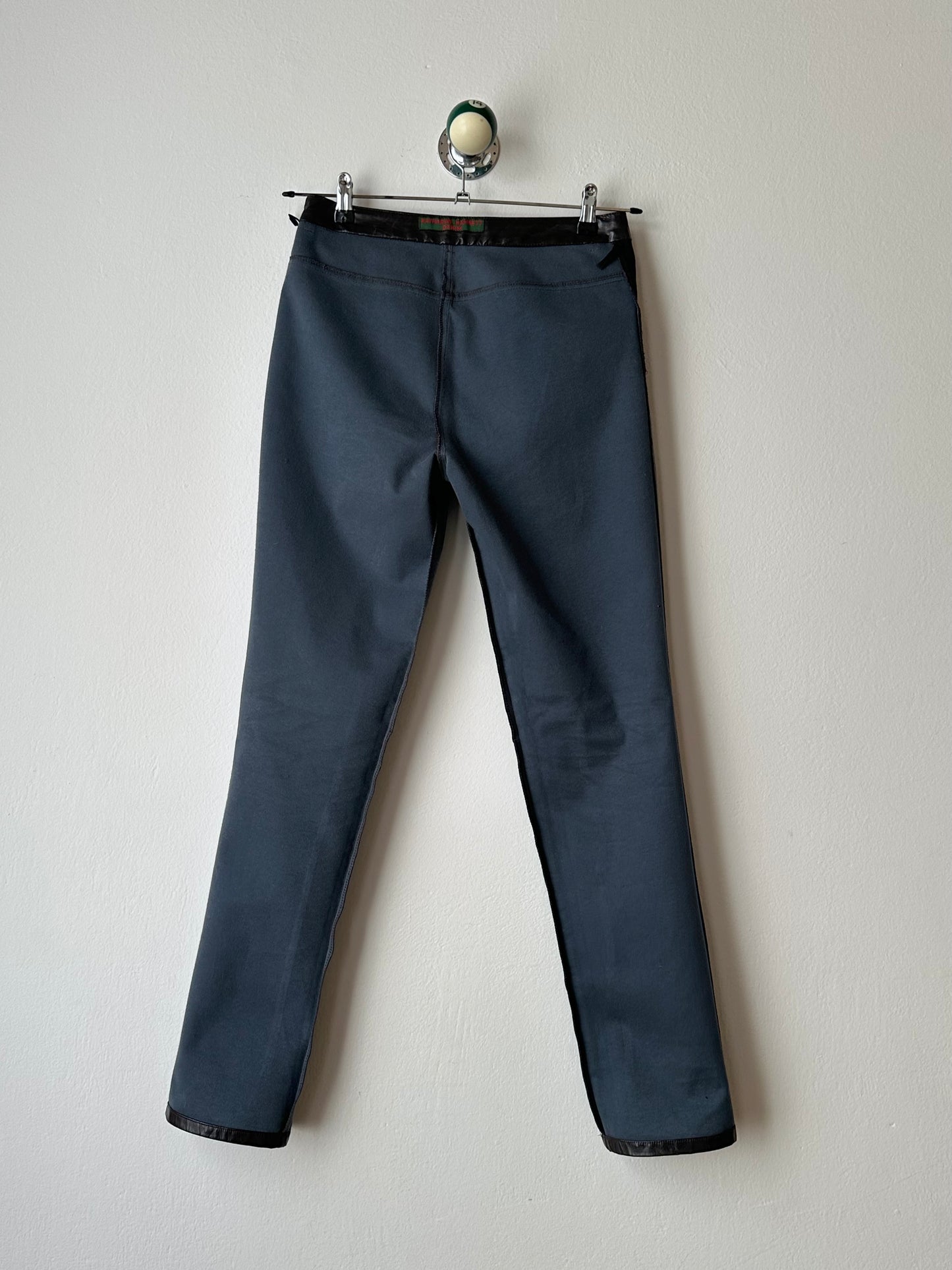 90s Katharine Hamnett coating trouser W29-30
