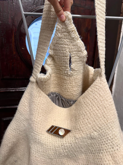 handmade wool big bag