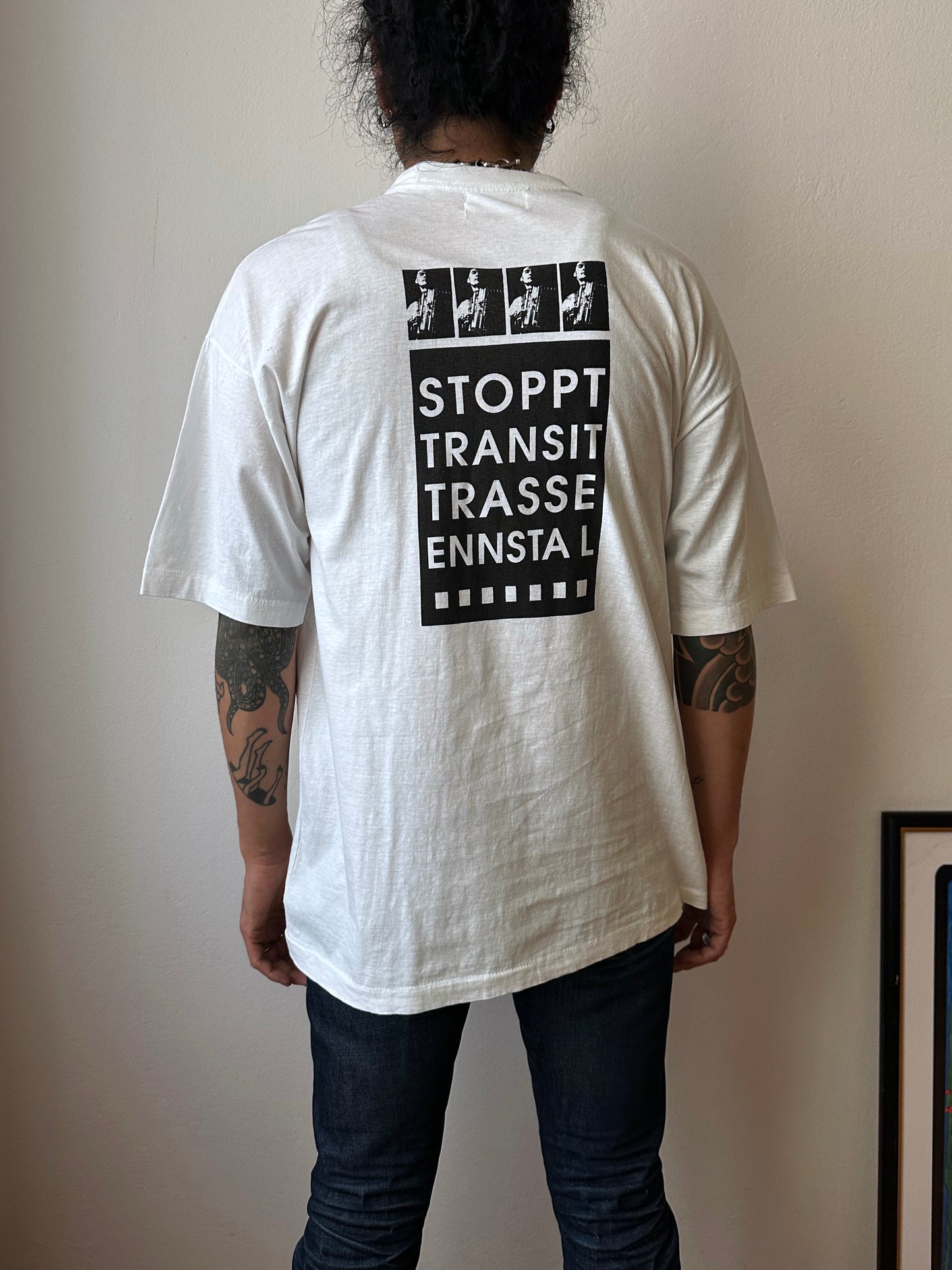 90's Hubert von Goisern Band T shirt Tee Vintage Toto Praha Antique shop Vintage clothing store Showroom Prague プラハ 90年代 バンド Tシャツ ヴィンテージ ユーロ古着 古着卸 古着屋 