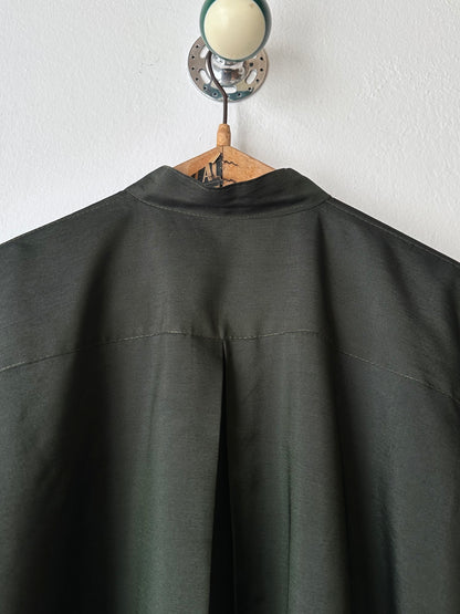 French forest green bat shirt