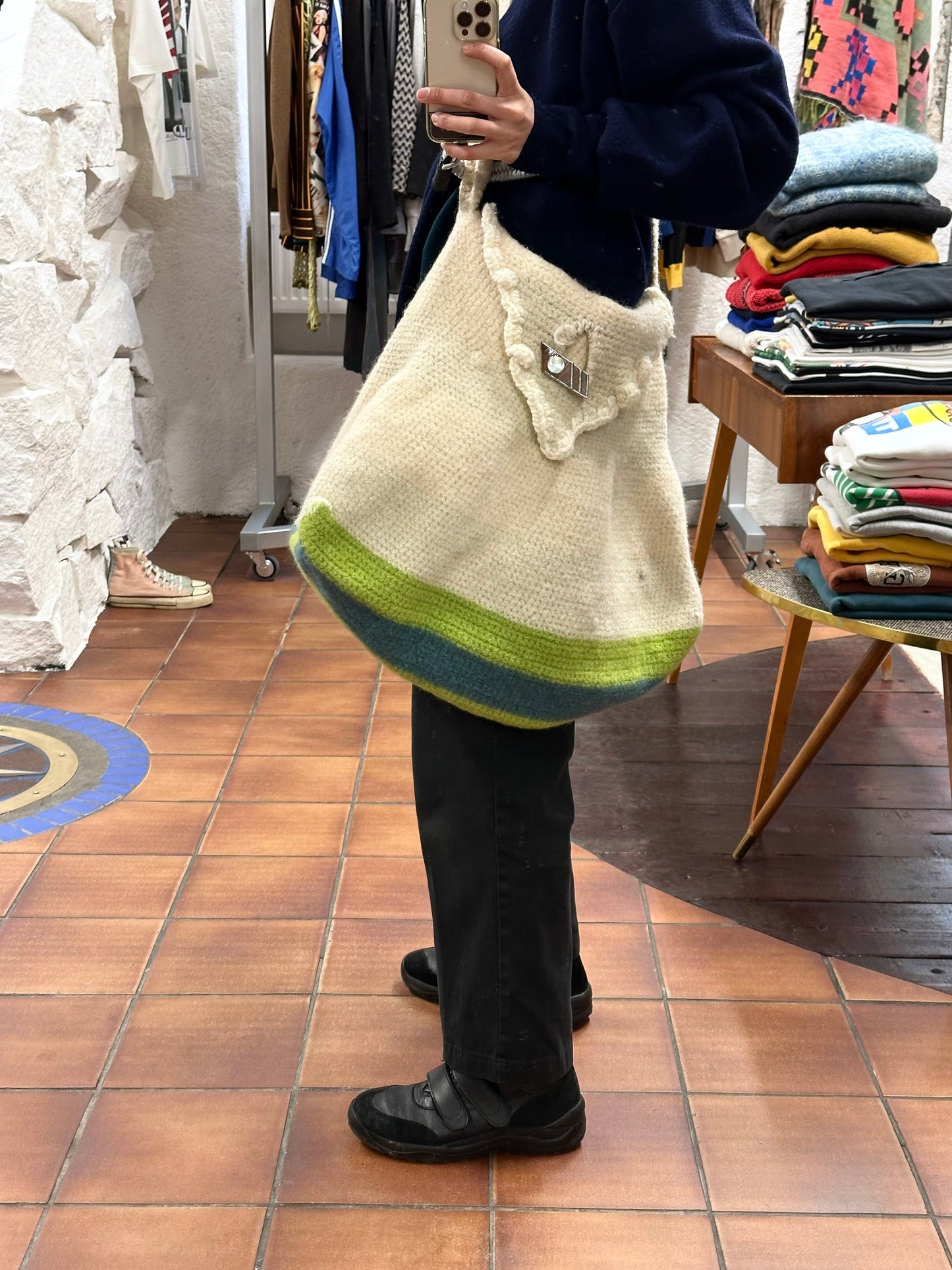 handmade wool big bag