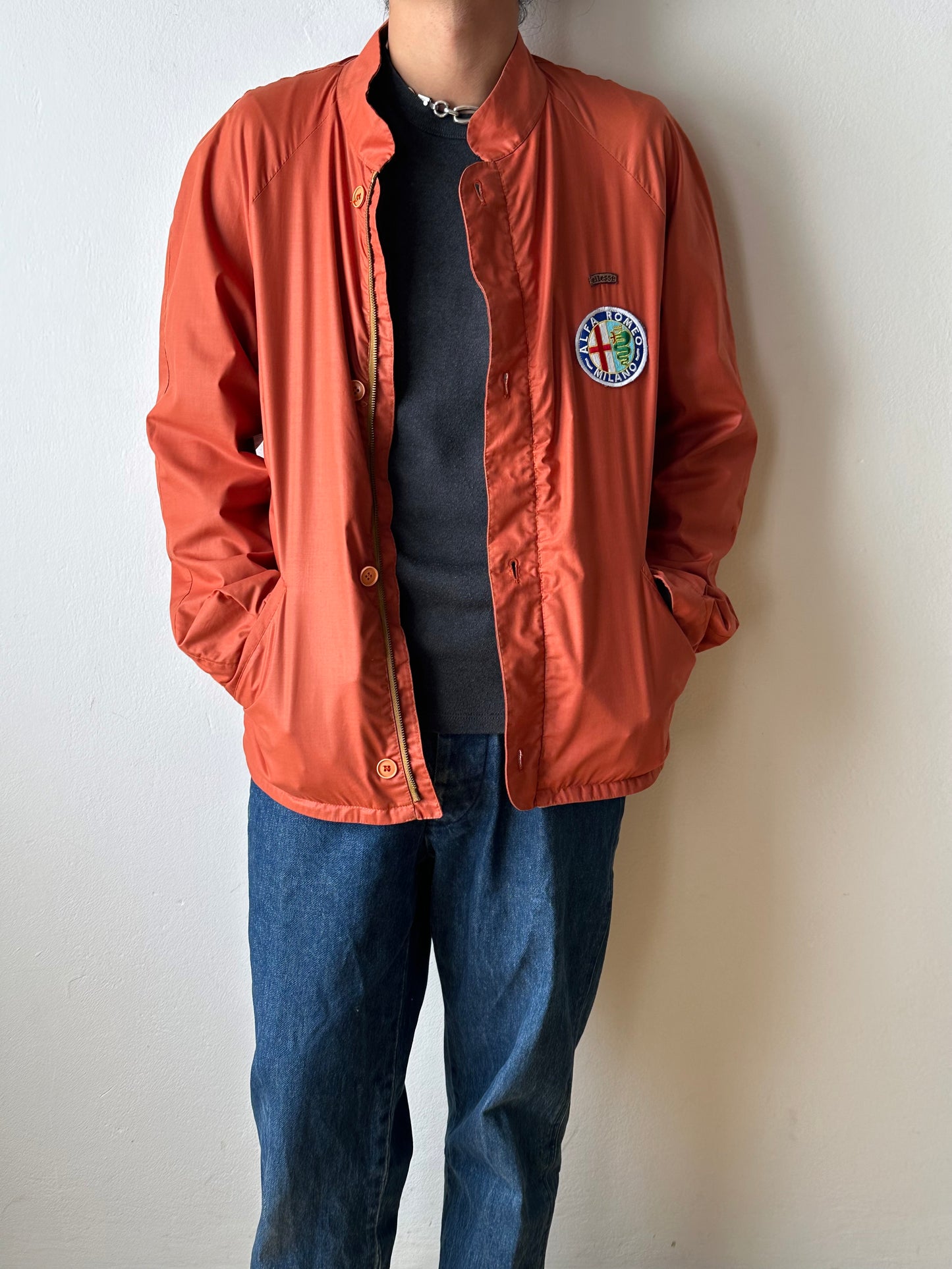 1980s ellesse 80年代 エレッセ イタリア製 Made in Italy アルファロメオ Aifa Romeo Toto Praha Vintage clothing shop Antique shop 古着屋 プラハ Showroom appointment Prague ユーロ古着 ヨーロッパ古着 古着卸 ヴィンテージ