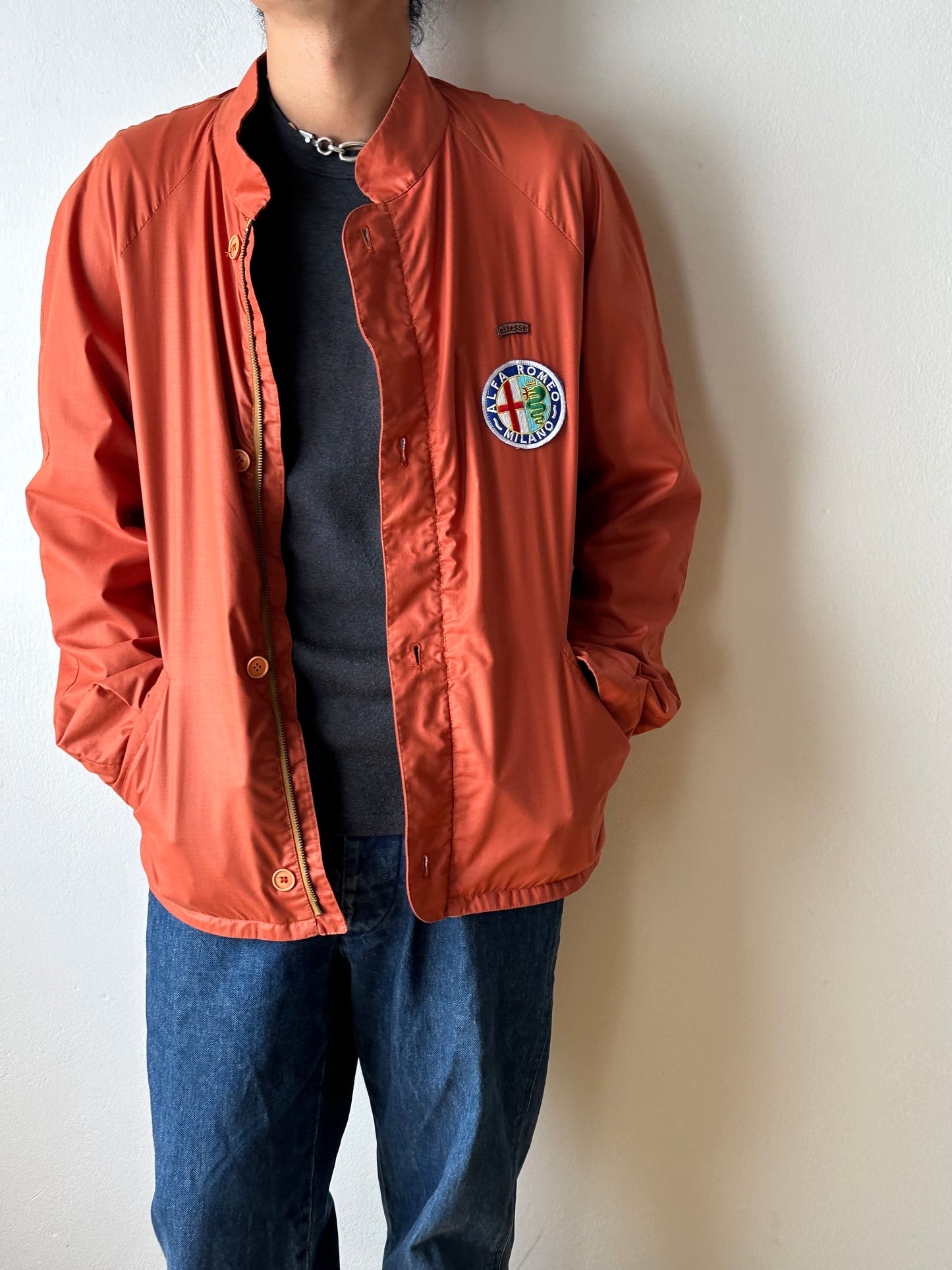 1980s ellesse 80年代 エレッセ イタリア製 Made in Italy アルファロメオ Aifa Romeo Toto Praha Vintage clothing shop Antique shop 古着屋 プラハ Showroom appointment Prague ユーロ古着 ヨーロッパ古着 古着卸 ヴィンテージ