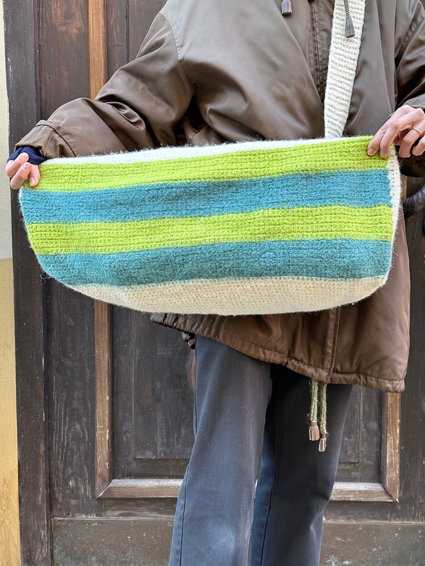 handmade wool big bag