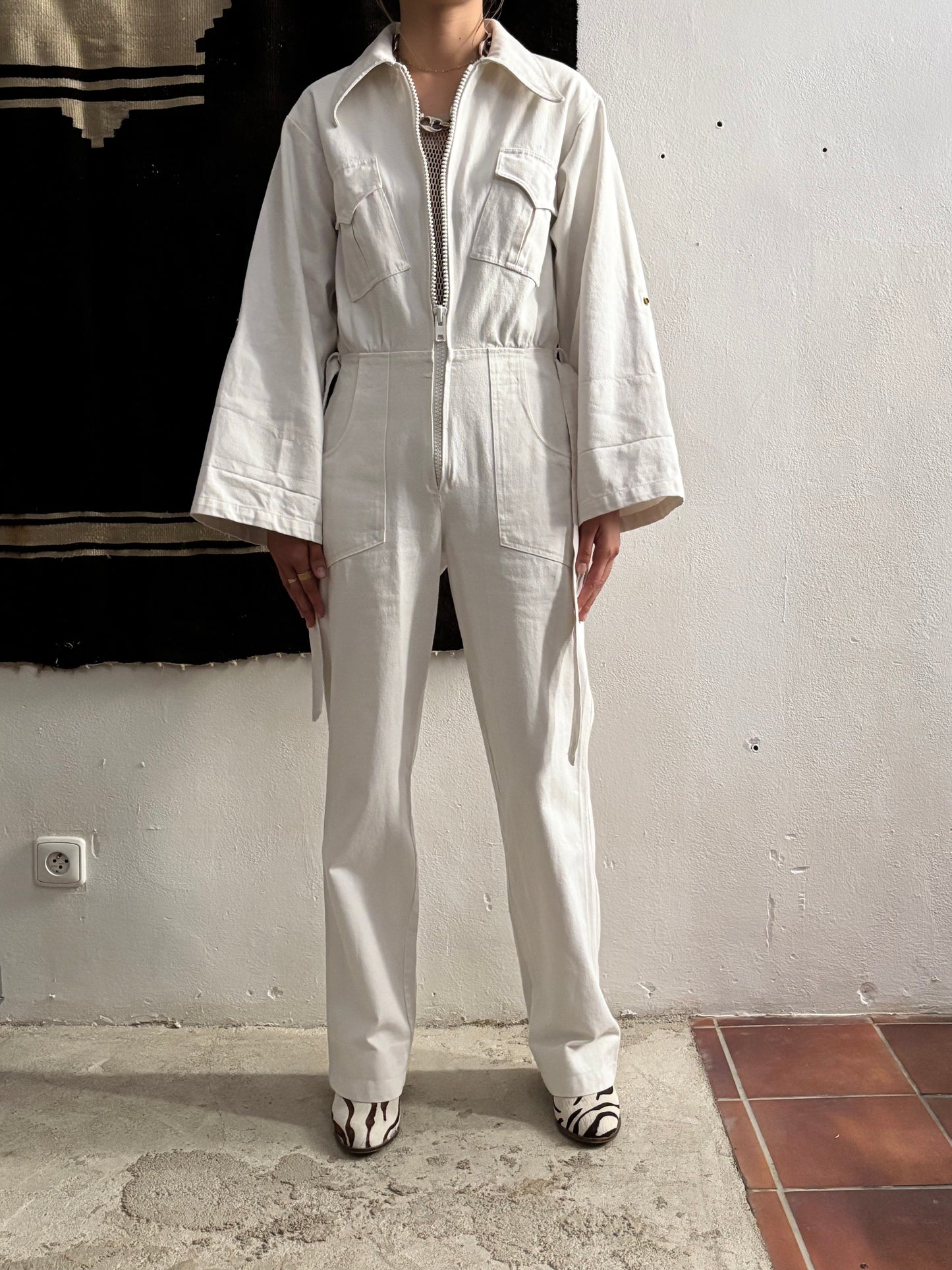 70s cotton jumpsuits